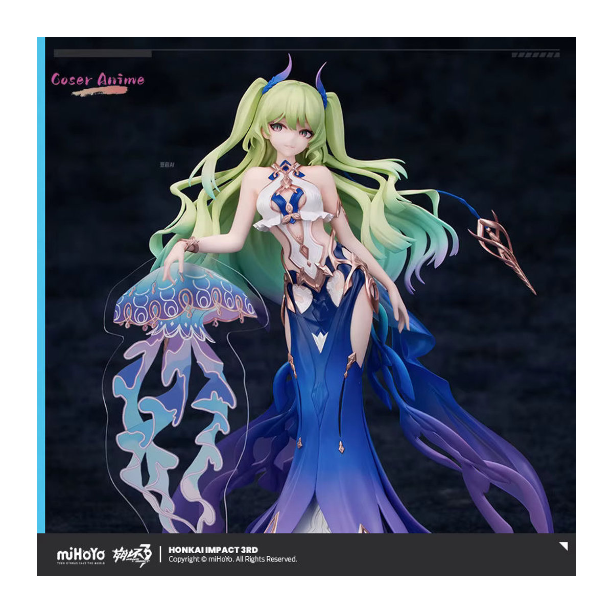 miHoYo Honkai Impact 3rd Mobius 1/8 Figur aus Kunstharz als dekorative Sammlerfigur für deinen Schreibtisch - Bild 3