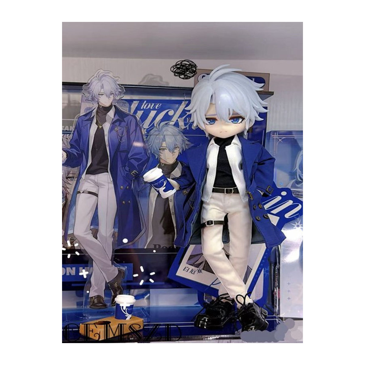 miHoYo Honkai Star Rail Phainon Mydei Anime Puppe Blau als Desktop Ornament und Cosplay Zubehör - Bild 1