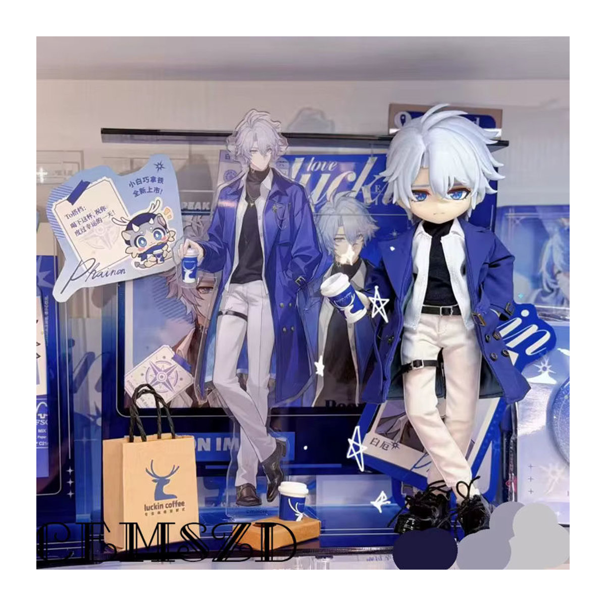 miHoYo Honkai Star Rail Phainon Mydei Anime Puppe Blau als Desktop Ornament und Cosplay Zubehör - Bild 3