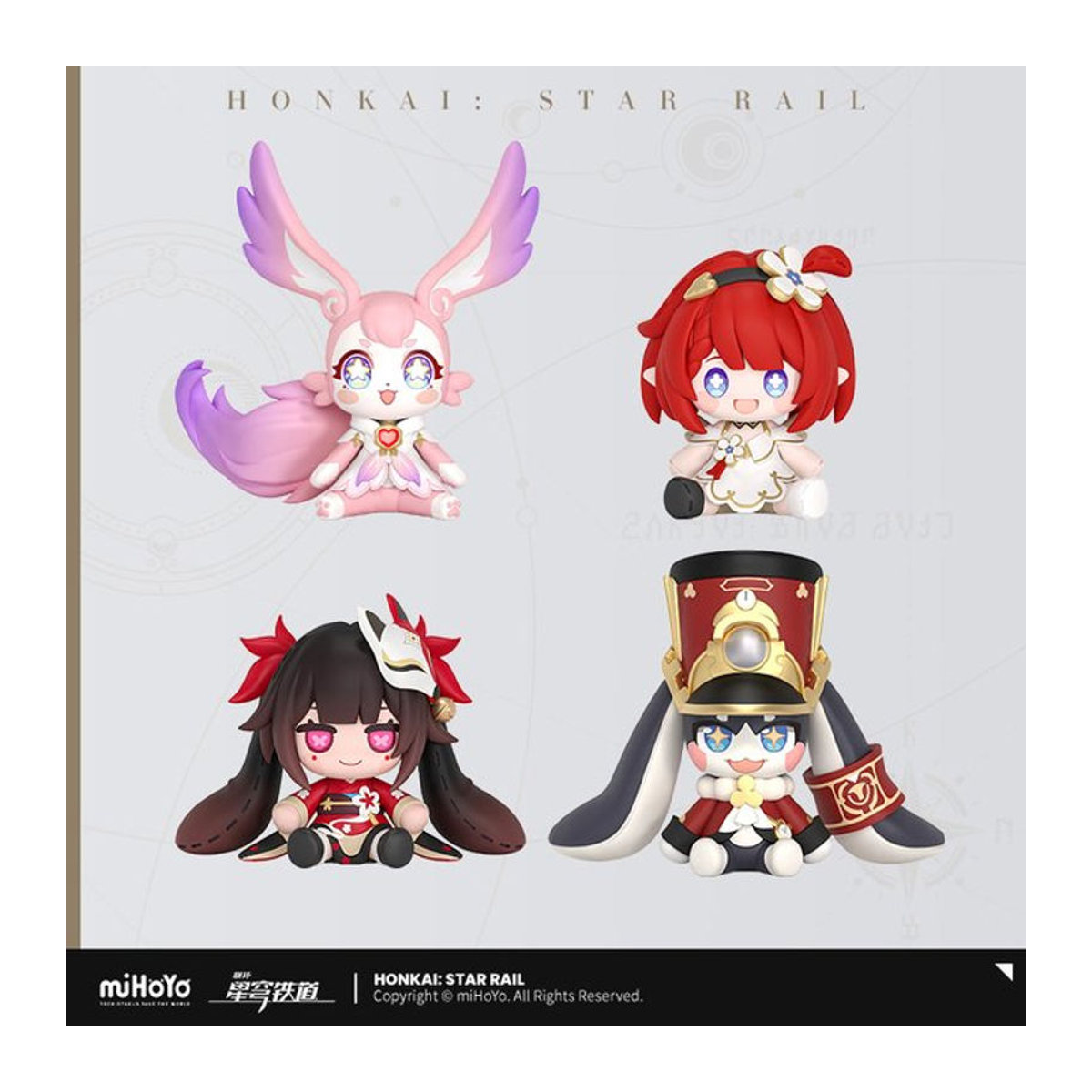 miHoYo Honkai Star Rail Q-Version Figuren Sparkle Mimi Magnetische Kleine Figuren Ornament aus Kunststoff mehrfarbig - Bild 1