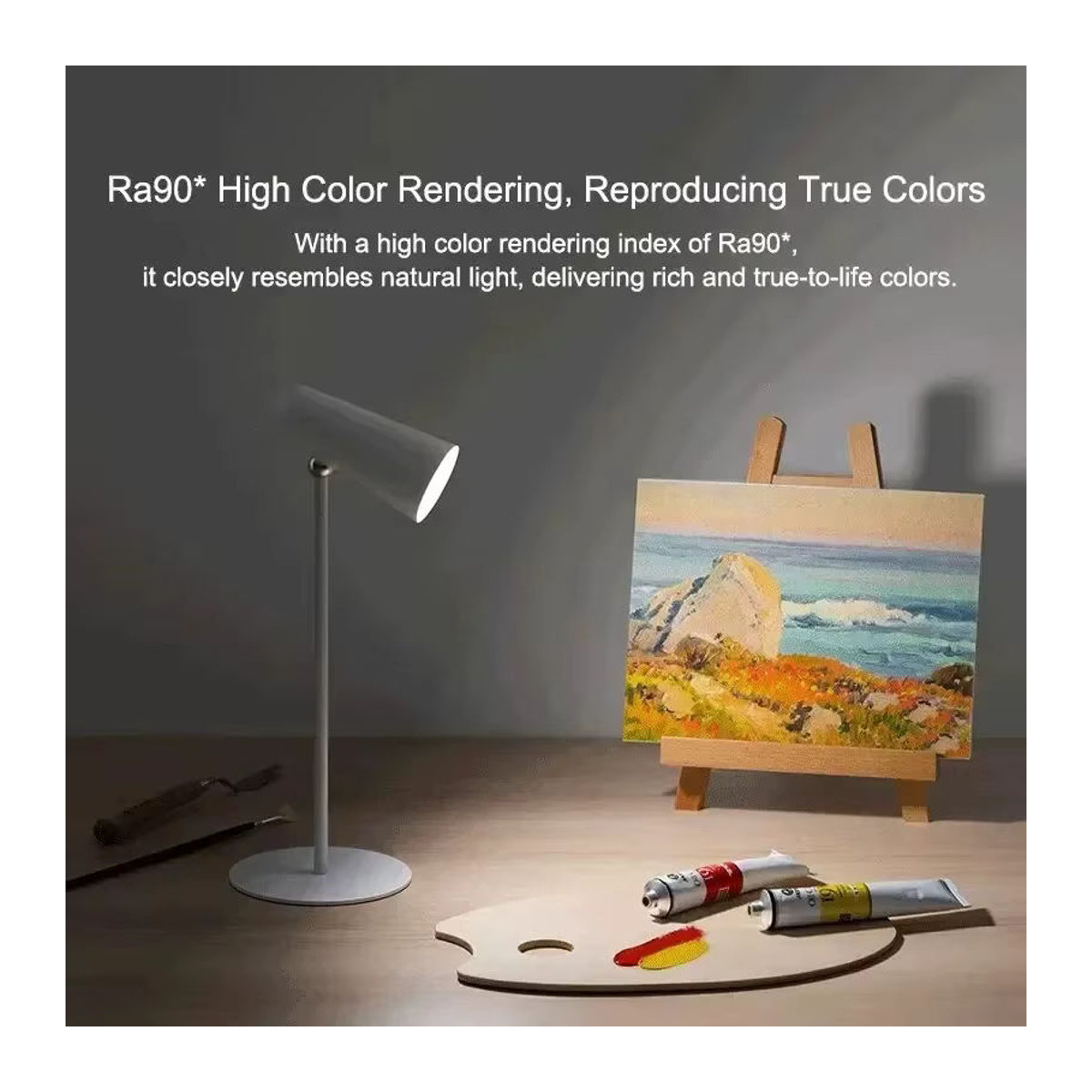 Mijia 3-in-1 Flexible Tischlampe Weiß – Tragbare Clip-Leuchte und Taschenlampe mit Typ-C Aufladung - Bild 2