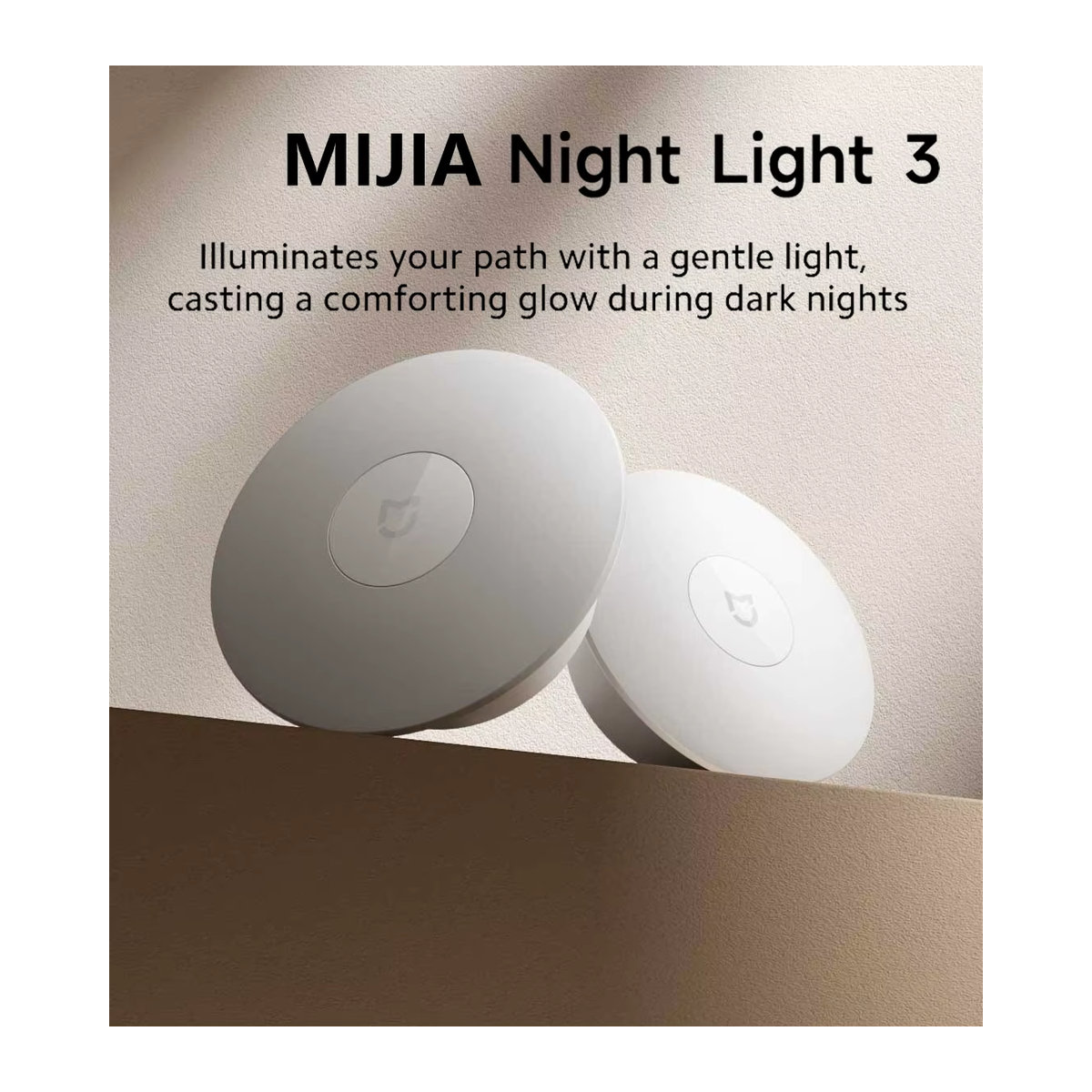 MIJIA Nachtlicht Version 3 mit Bewegungssensor und einstellbarer Helligkeit, intelligente Nachttischlampe in Weiß - Bild 3