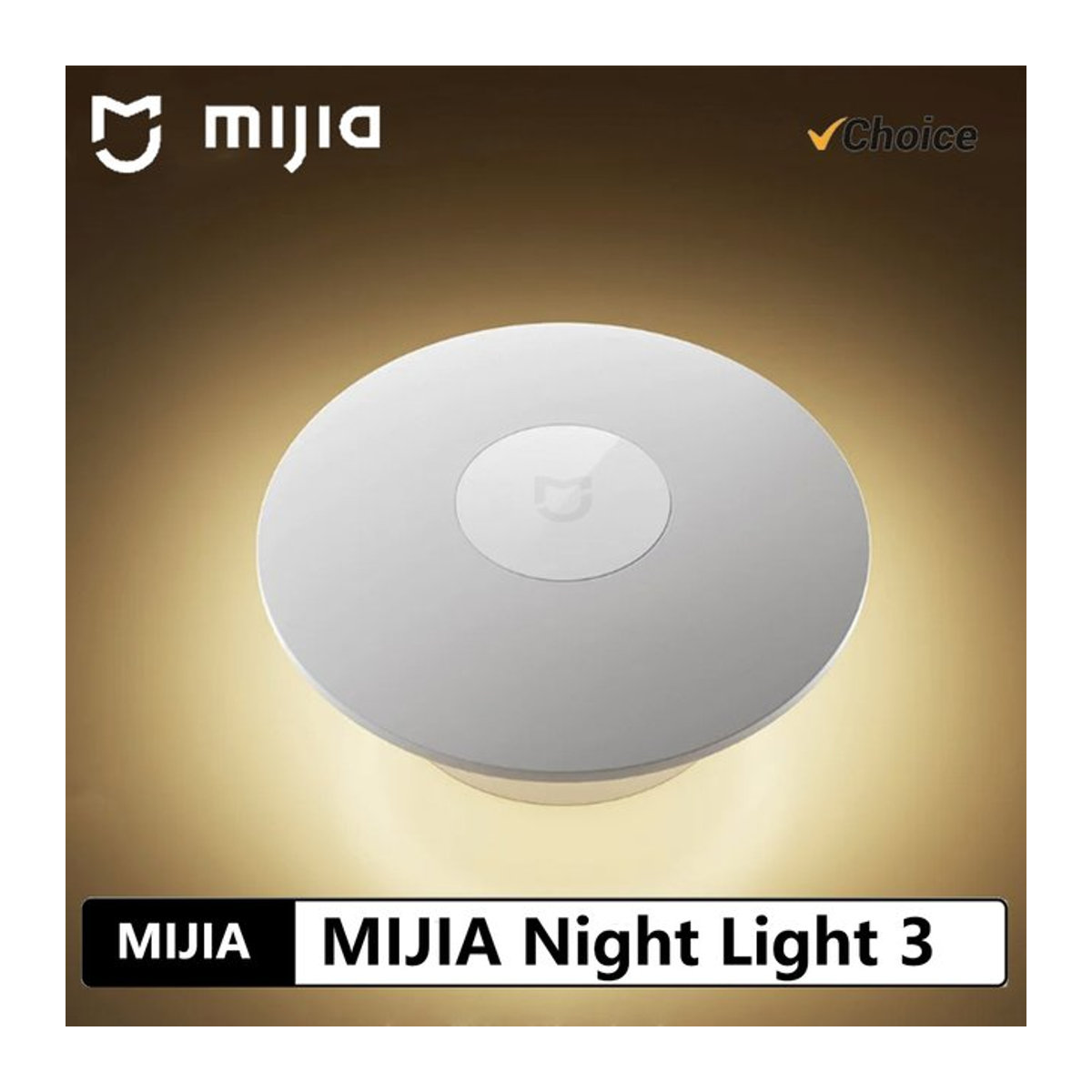 MIJIA Smart Nachtlicht mit Infrarot-Körpersensor und magnetischer Basis, Weiß - Bild 1