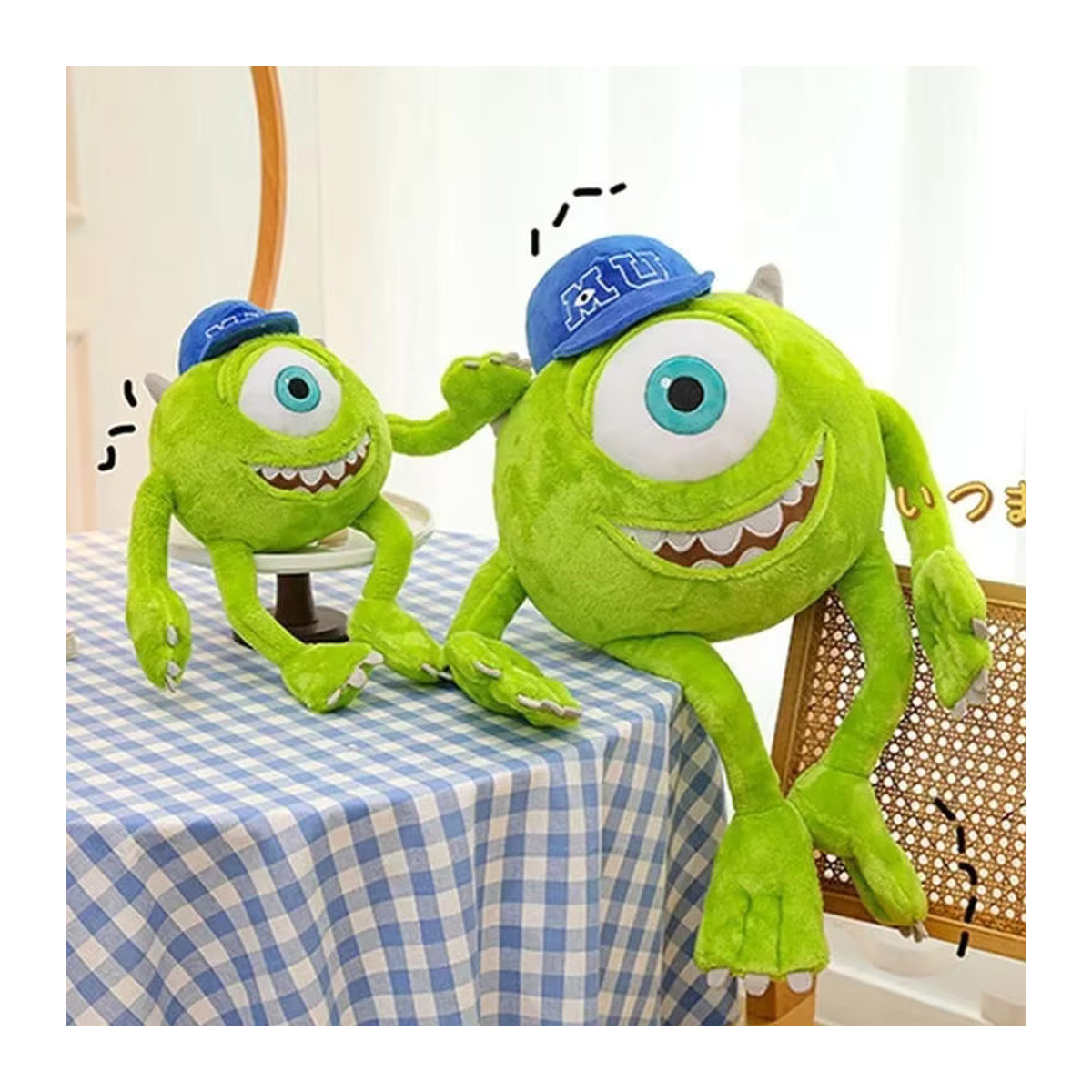 Mike Wazowski Anime Monster Universität Kawaii Plüschkissen für Sofa und Raumdekoration - Bild 6