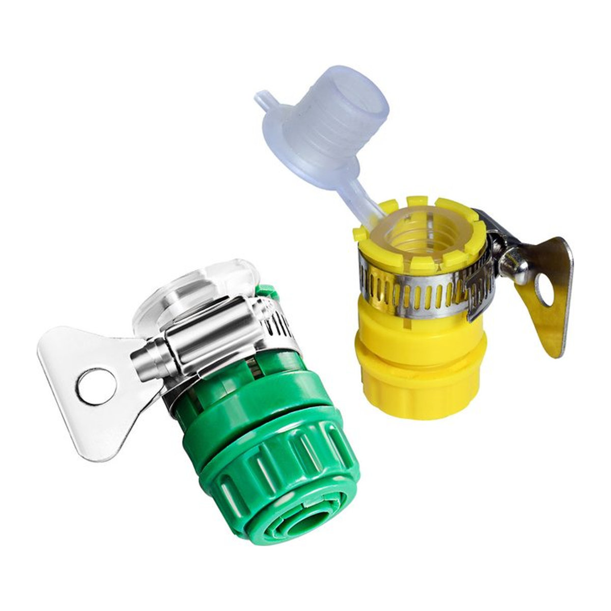 Mikro-Tropfbewässerungsset zur Selbstbewässerung mit verstellbaren Tropfern und Spindelanschluss für den Wasserhahn, Multicolor - Bild 1