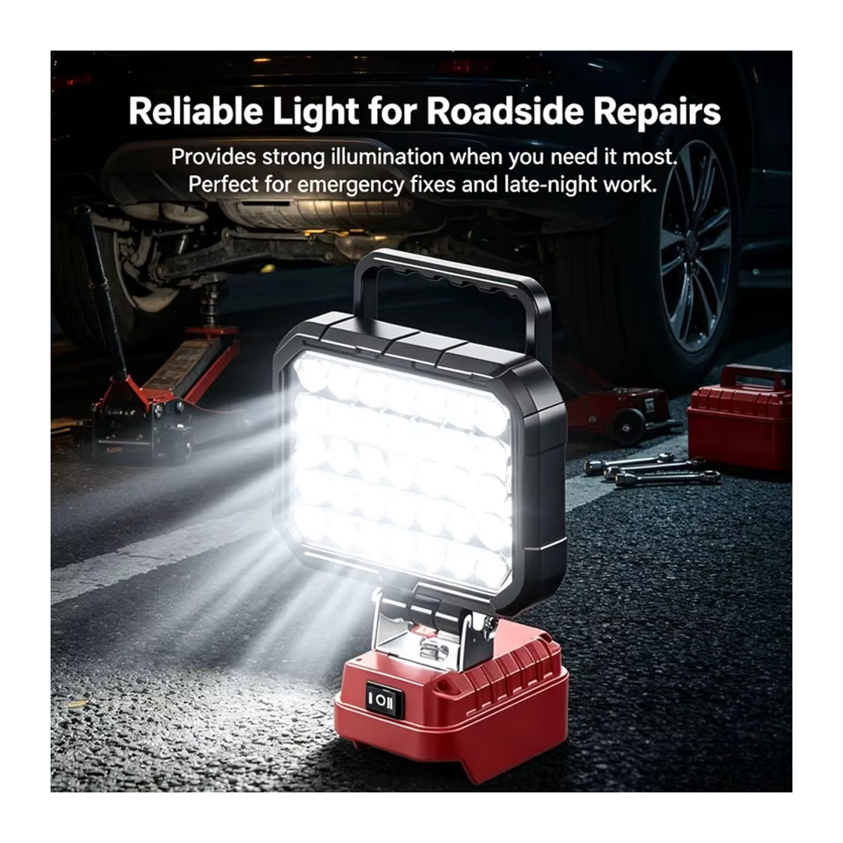 Milwaukee M18 LED Tragbarer Akku-Scheinwerfer für Outdoor und Arbeit - Bild 6