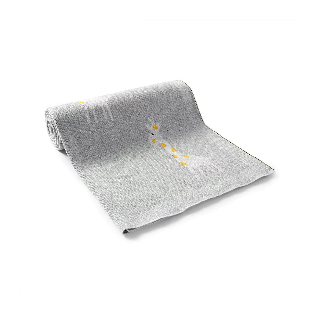 Mimixiong Baby Decke aus Baumwolle für Neugeborene und Kleinkinder, grau, B x H: 100 x 80 cm - Bild 2