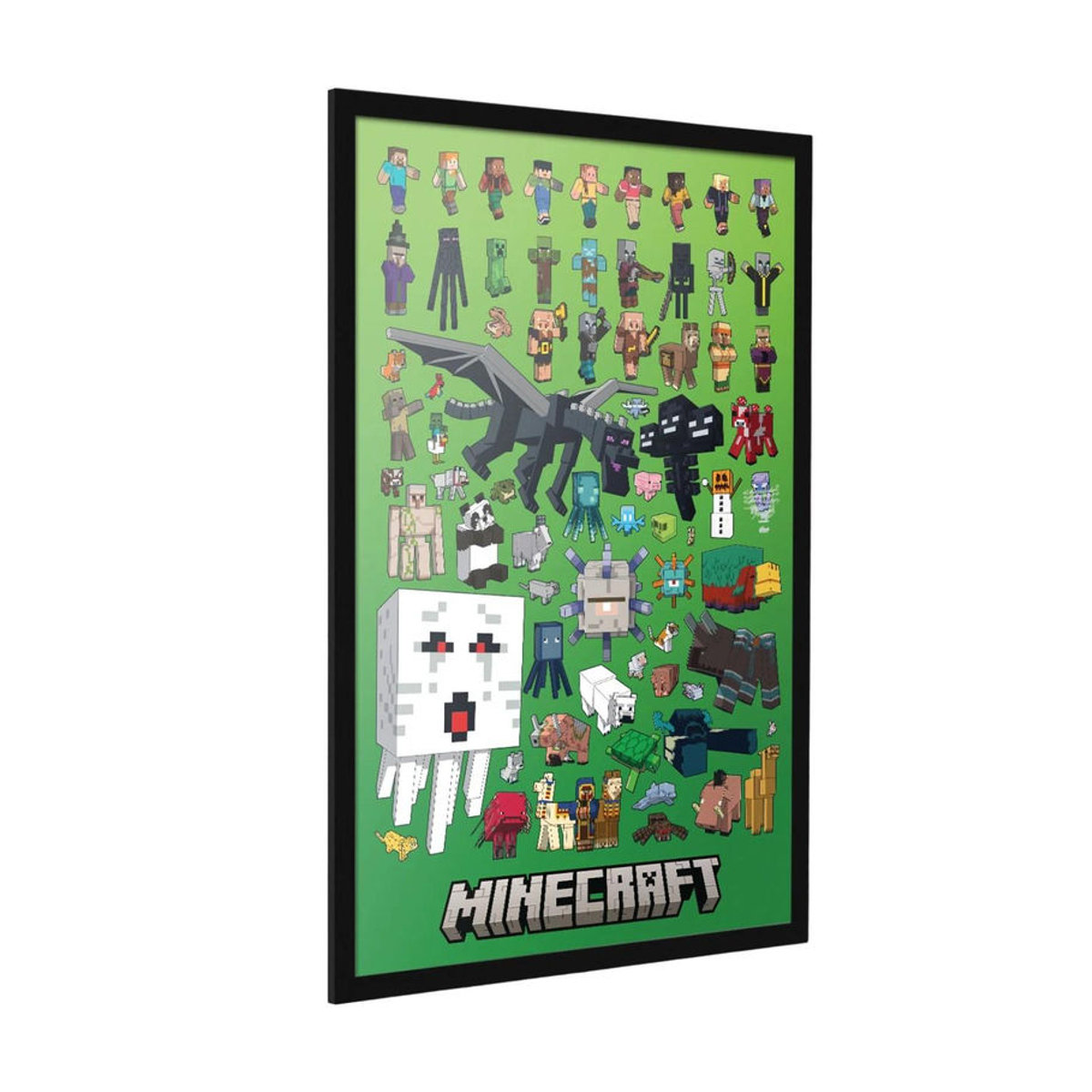 Minecraft Charakter Montage-Poster aus Papier, mehrfarbig, Breite: 91,5 cm - Bild 2