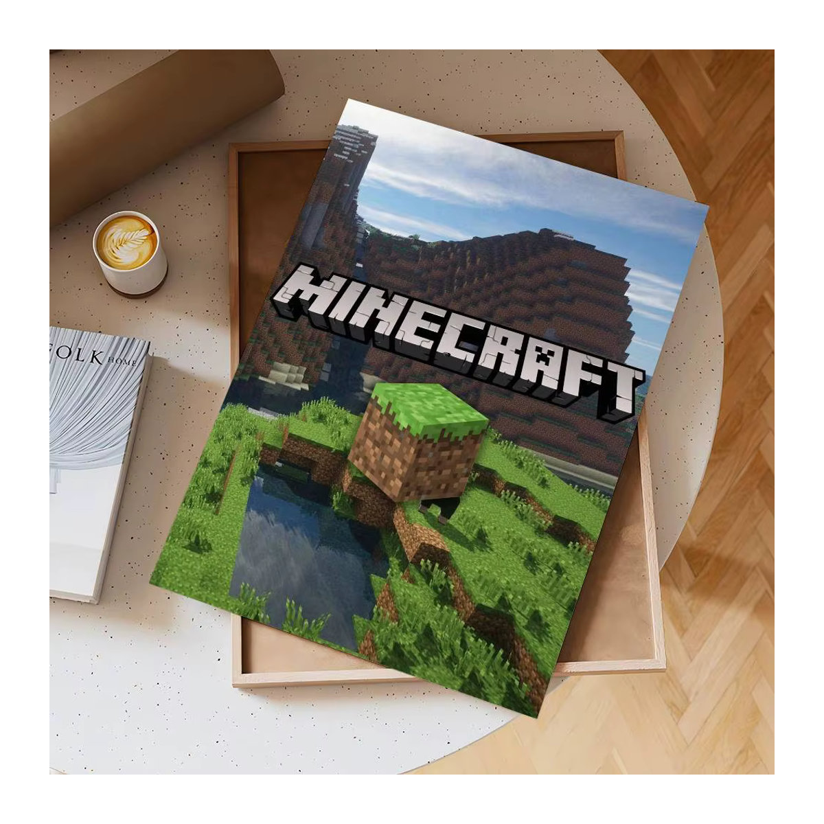 Minecraft Selbstklebendes Wandposter in HD-Qualität, Mehrfarbiges Rechteckiges Papier-Poster für Kinder und Heimdekoration - Bild 4