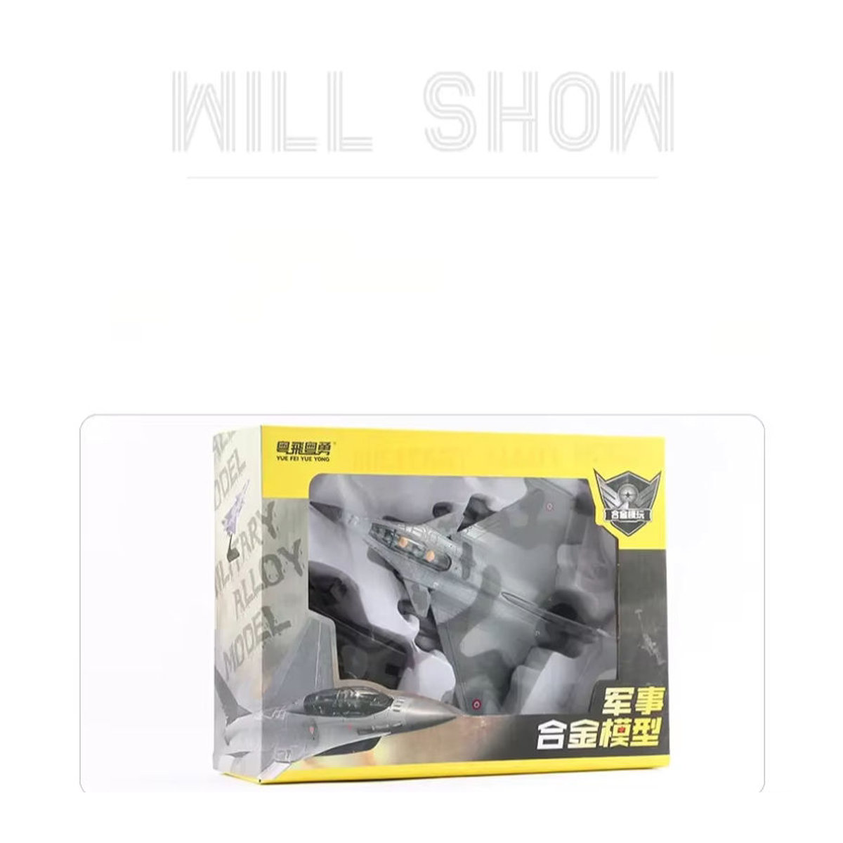 MINI AUTO Rafale Fighter Modellflugzeug aus Metall in Grau als Militärflugzeug Ornament und Geschenk - Bild 4