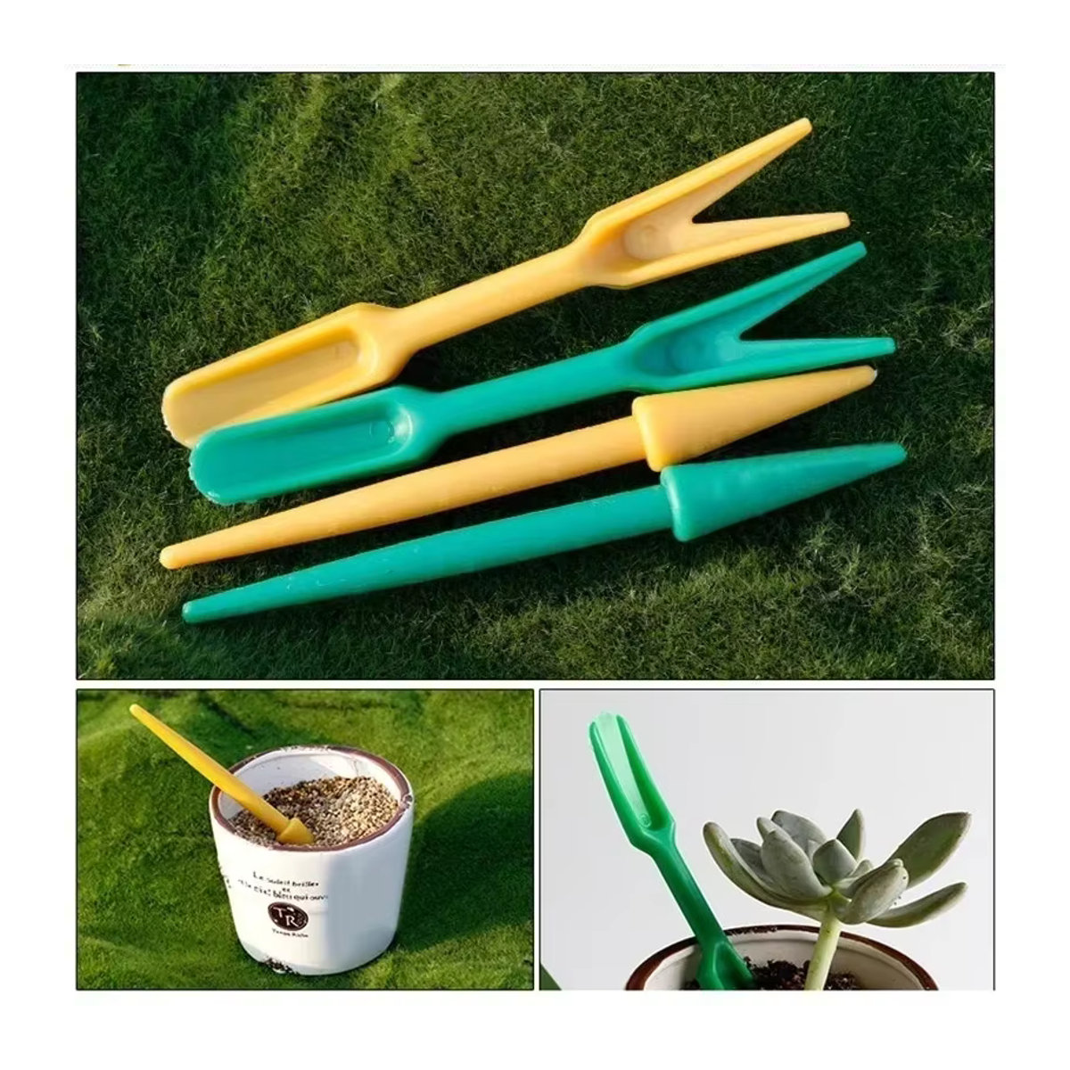 Mini-Garten-Umpflanzwerkzeug für Sämlinge, Sukkulenten und Starter, kleine Schaufel für die manuelle Gartenarbeit - Bild 3