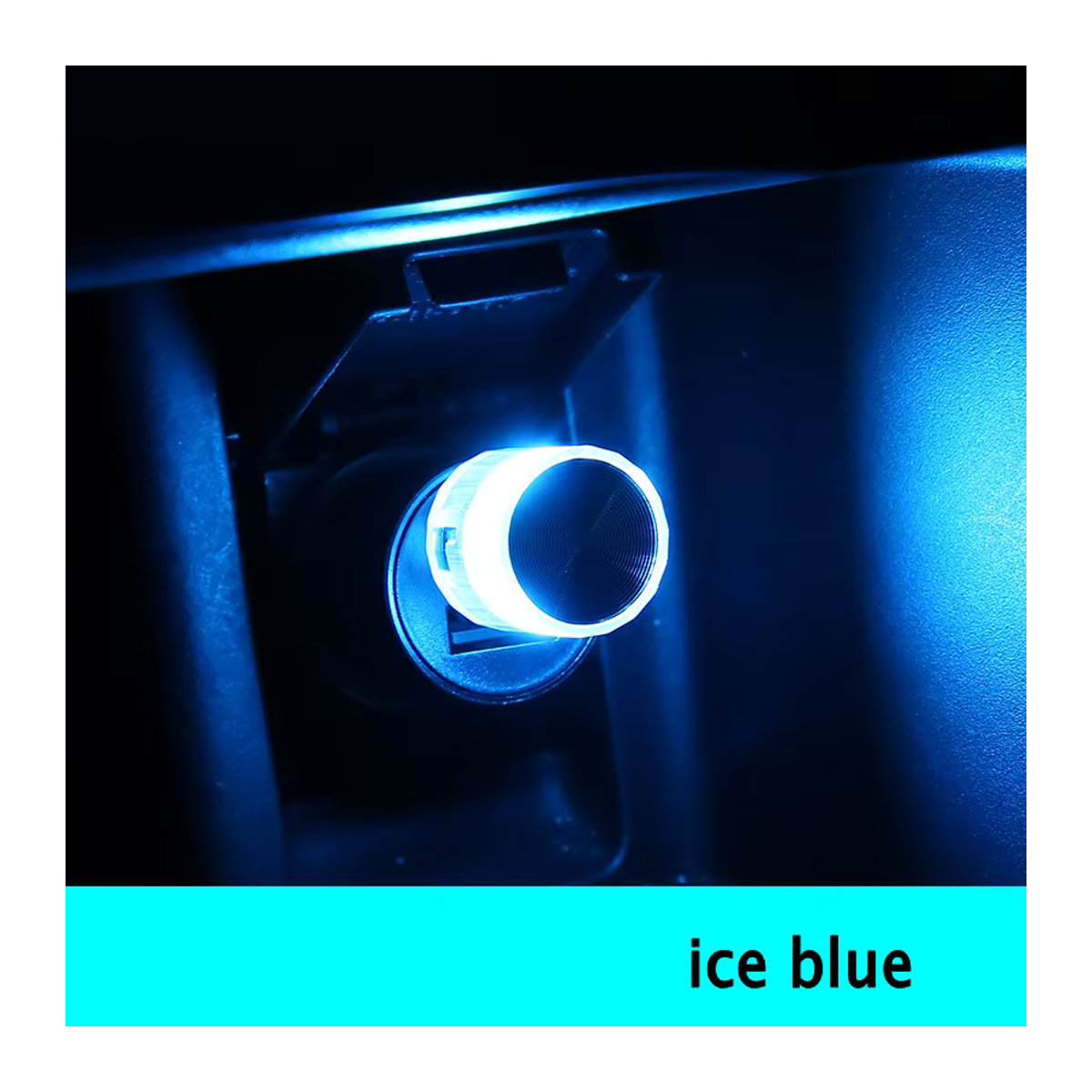 Mini USB LED Auto Ambiente Licht Bunt für die Innenraumbeleuchtung aus Kunststoff - Bild 3