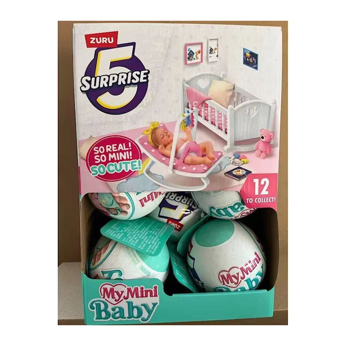 Mini Verse Anime Figuren Set aus der Baby Serie, 5 bunte DIY Blind Box Actionfiguren aus Kunststoff zur Schreibtisch Dekoration - Bild 1