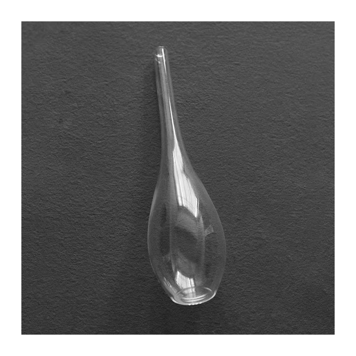 Minimalistische bauchige Klarglasvase aus Glas in Transparent für Schnittblumen und DIY-Blumenarrangements - Bild 5
