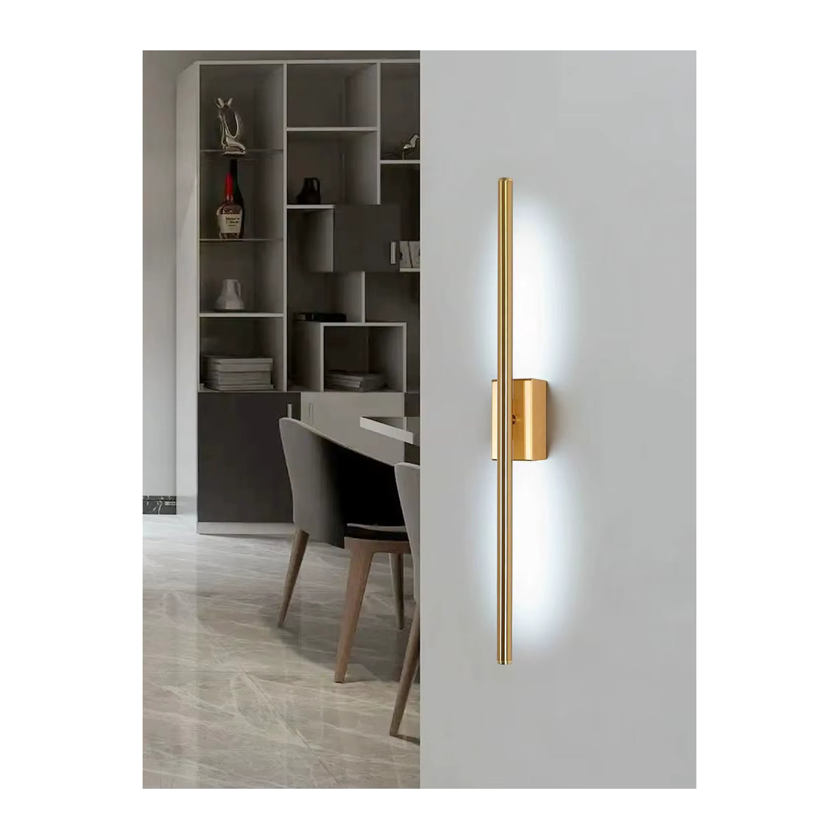 Minimalistische LED-Wandleuchte aus Aluminium mit 8 W für den Innenbereich - Bild 4