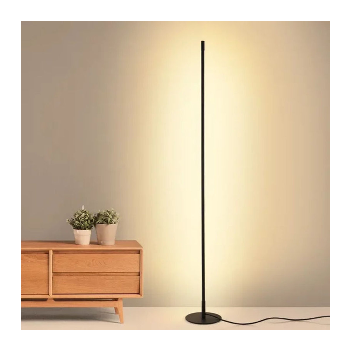 Minimalistische LED Wandleuchte JIANKEXING Moderne Stehlampe mit Fernbedienung aus Aluminium für Wohnzimmer und Schlafzimmer - Bild 1