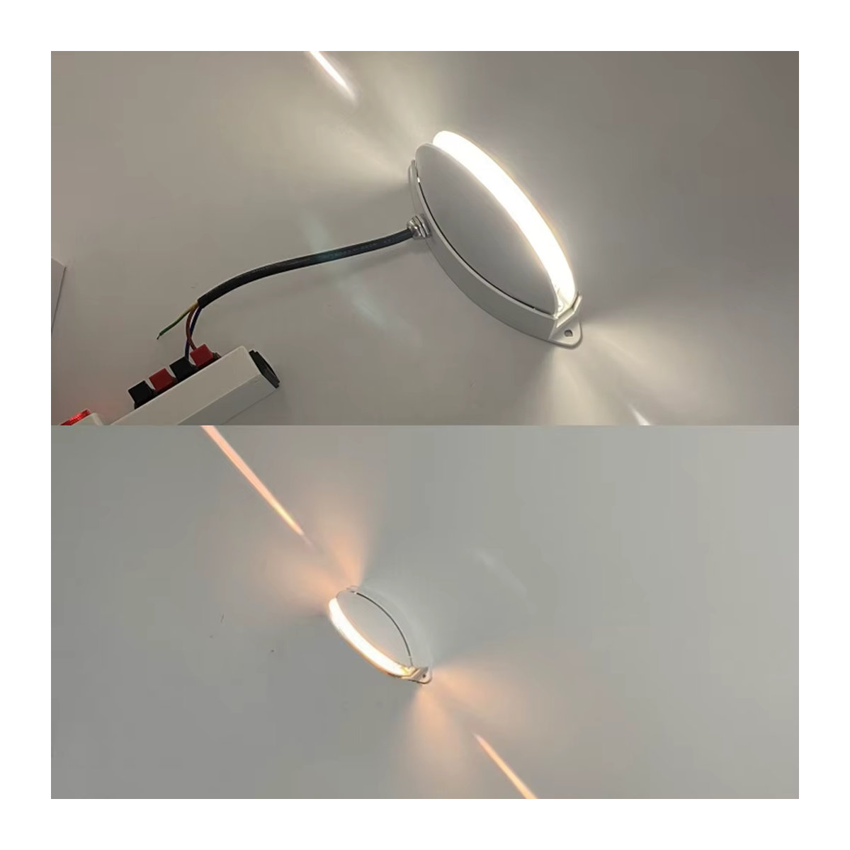 Minimalistische RGB-Wandleuchte mit Fernbedienung in Bunt für Flur und Hotelbar - Bild 5