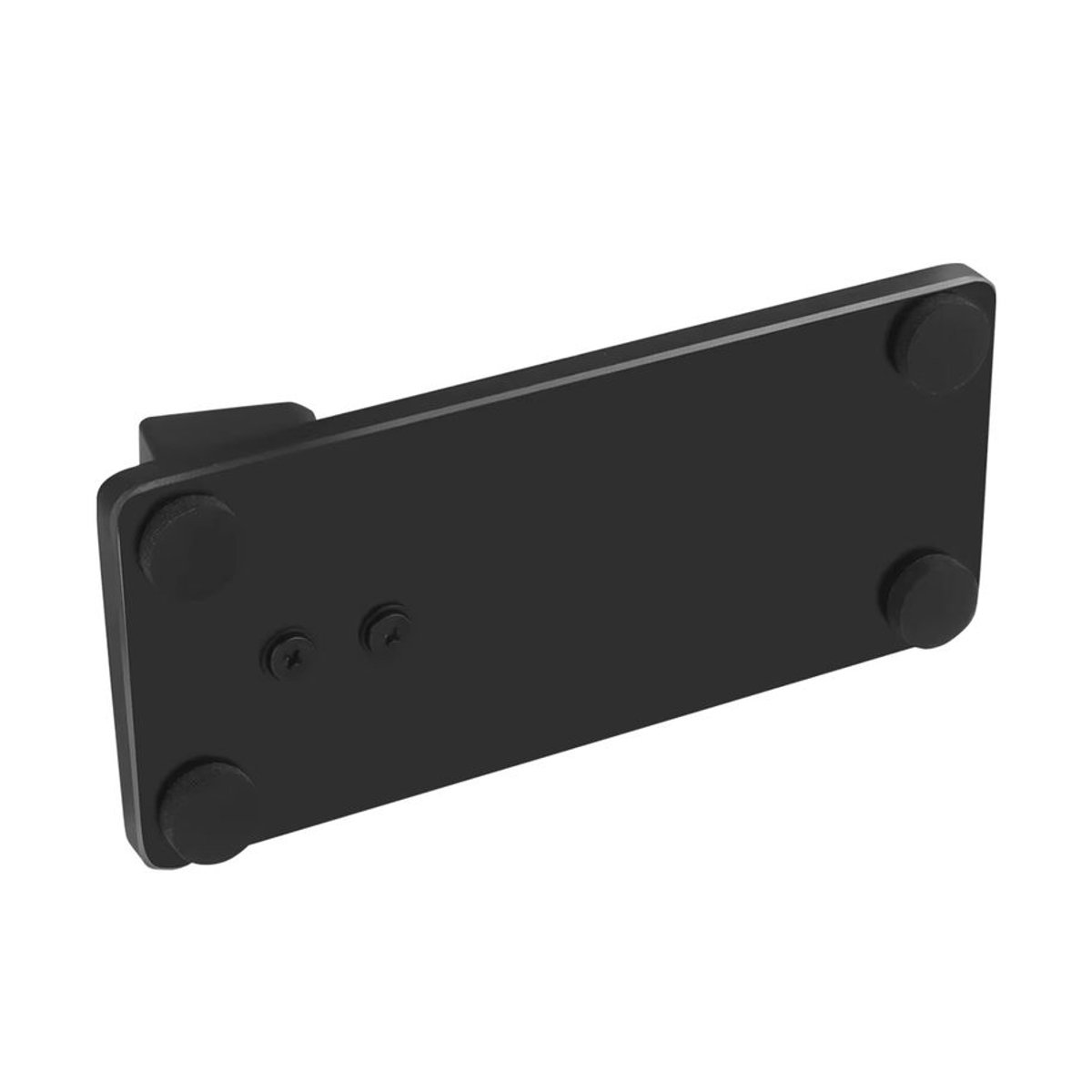 Minimalistischer Präsentationsständer aus Glas mit rutschfester Spiegelglasbasis in Schwarz - Bild 4
