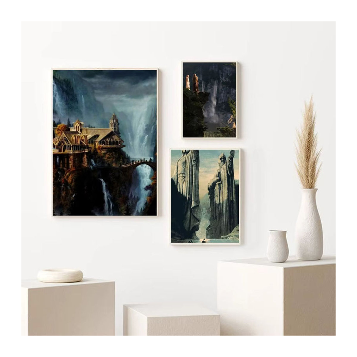 Minimalistischer Rivendell Film Poster Aufkleber aus wasserfestem Papier für deine Wanddekoration, Mehrfarbig, Rechteckig - Bild 2
