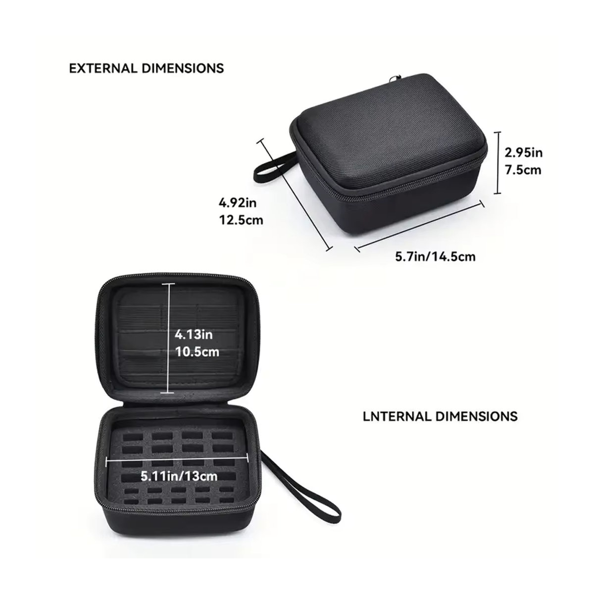 Minimalistischer USB-Stick Etui und SD-Karten Halter Organizer in Schwarz zur Aufbewahrung von Elektronik-Zubehör - Bild 6