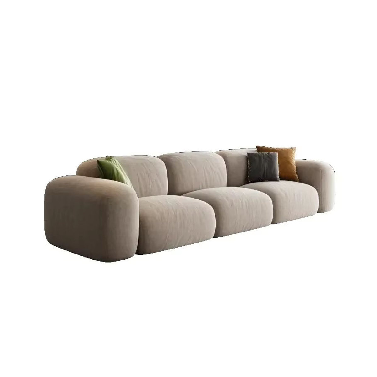 Minimalistisches Ecksofa von DUTRIEUX in Beige für dein modernes Wohnzimmer - Bild 6