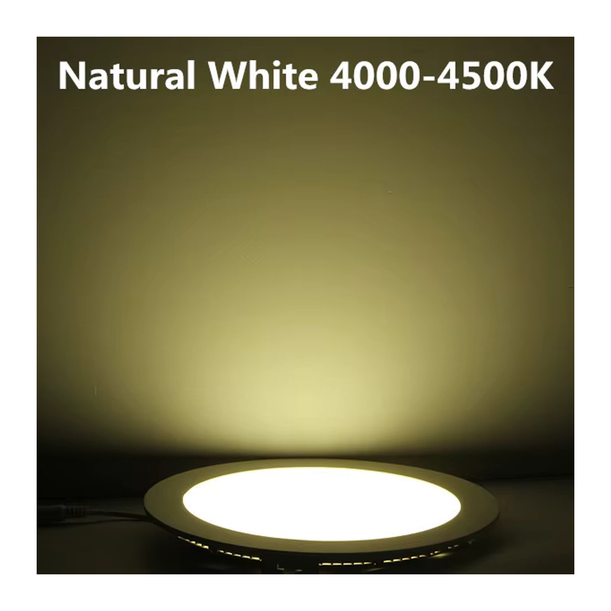 Minimalistisches rundes LED-Panel-Downlight mit dimmbarer Ultradünn-Technik und integrierter SMD2835 Leuchte für AC85–265 V - Bild 5