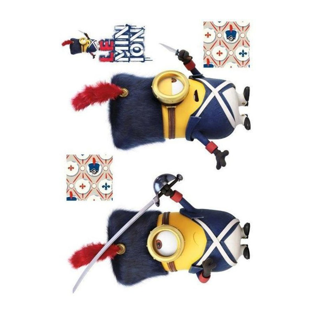 Minions Wandsticker Gelb für Kinder aus Kunststoff und Papier - Bild 1