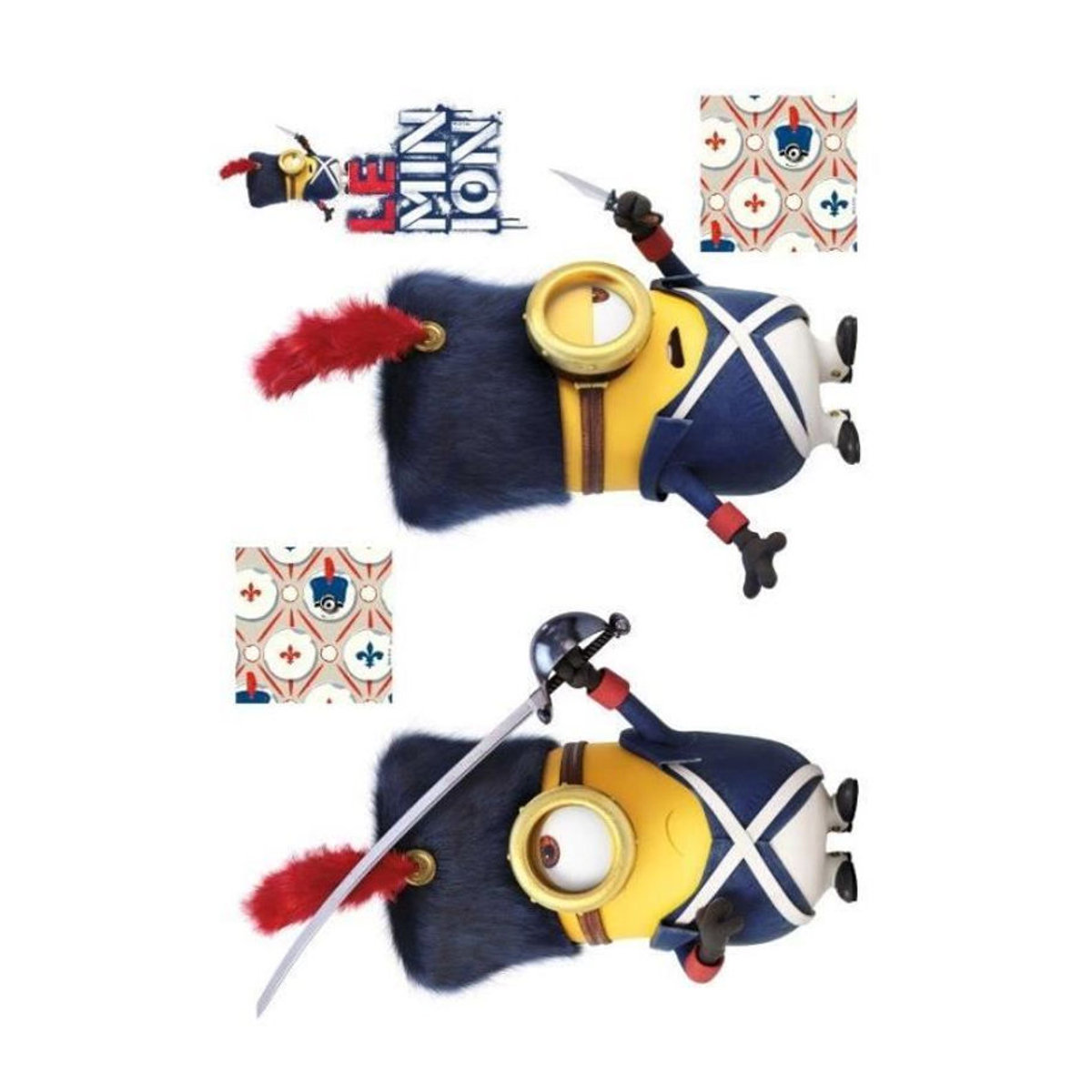 Minions Wandsticker Gelb für Kinder aus Kunststoff und Papier - Bild 2
