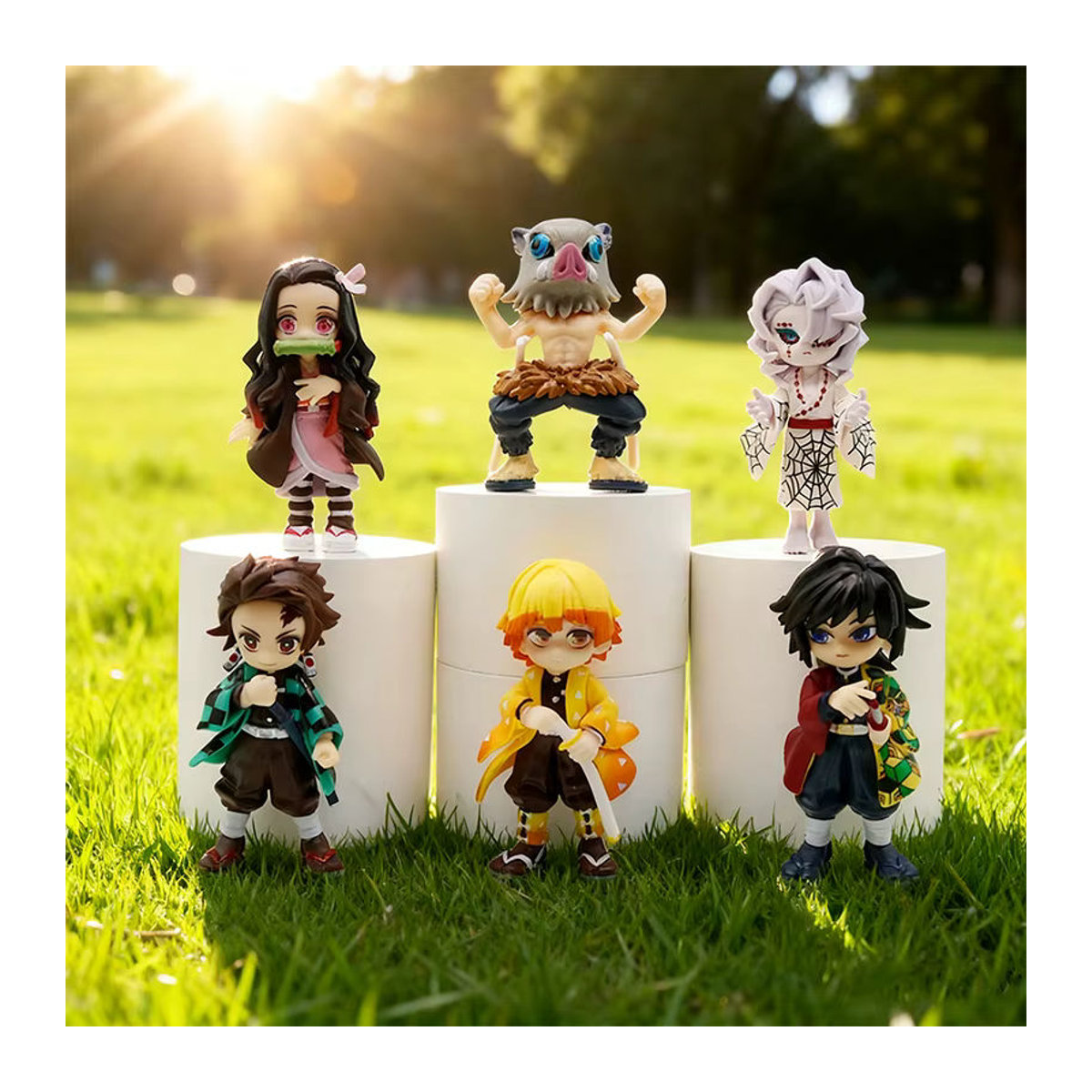 MINISO Bushiroad Palverse Demon Slayer Kimetsu No Yaiba Anime Figur Blind Box Vol.1 Ornament aus Kunststoff in Mehrfarbig - Bild 3