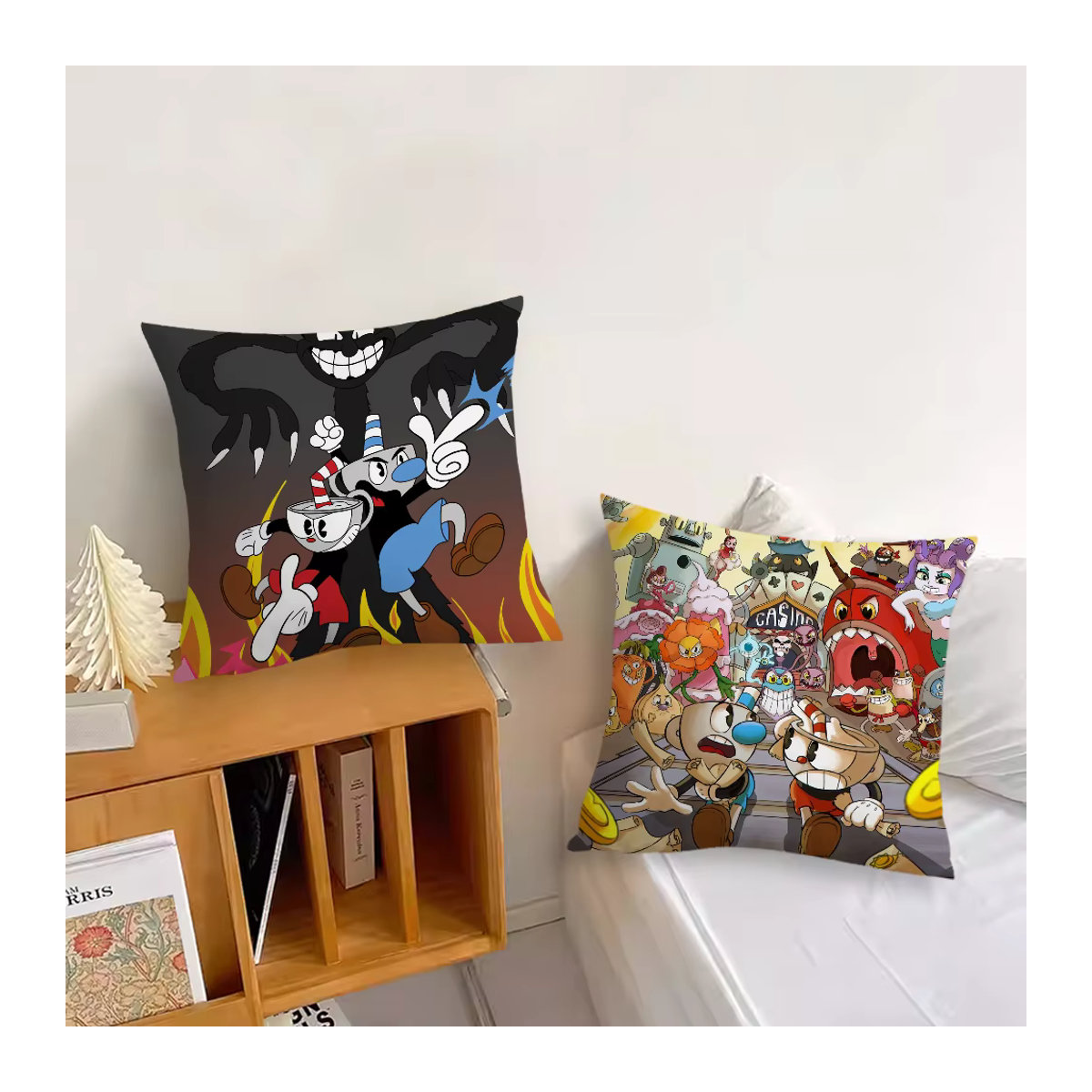 MINISO Cuphead Kissenbezug mehrfarbig - Bild 2