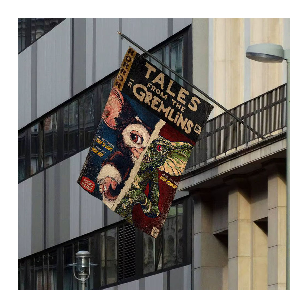 MINISO Gremlins Wandbehang Vintage Banner Dekoration mehrfarbig - Bild 6