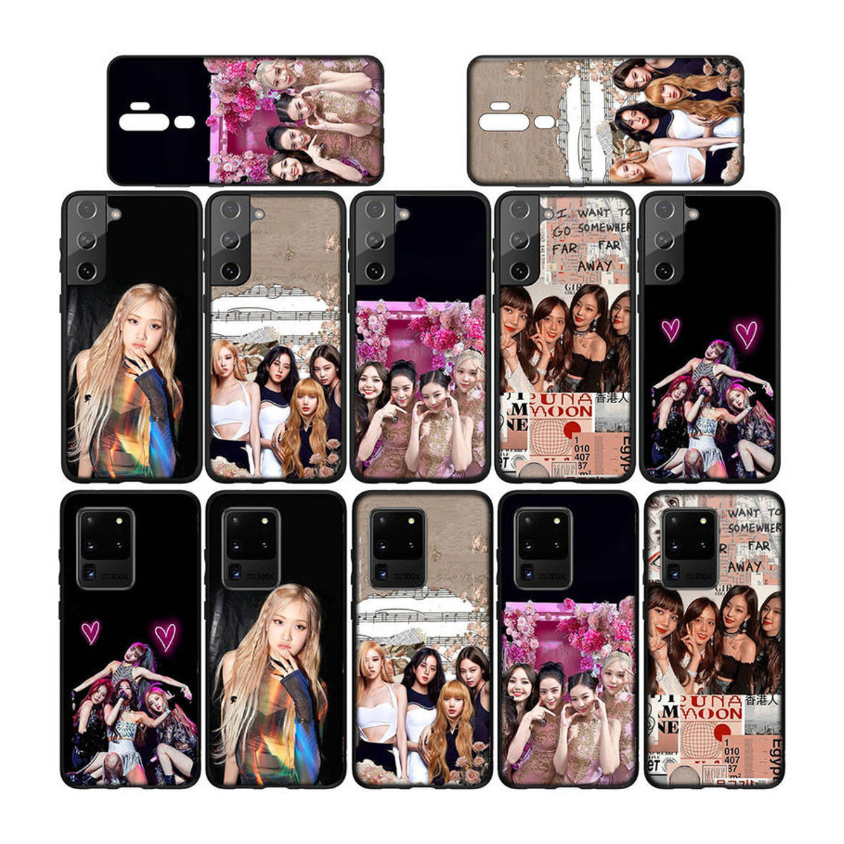 MINISO Handyhülle für iPhone, Samsung Galaxy, Xiaomi Redmi und OPPO in Schwarz oder Rosa - Bild 3