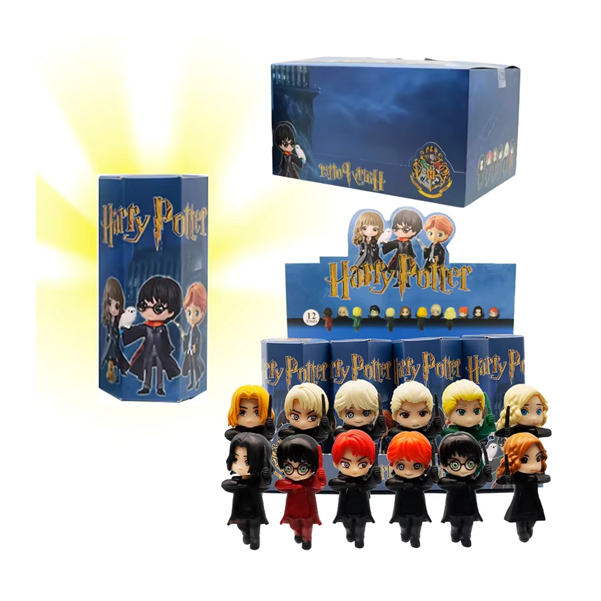 MINISO Harry Potter Blind Box Serie mit mehrfarbigen Anime Figuren aus Kunststoff - Bild 3