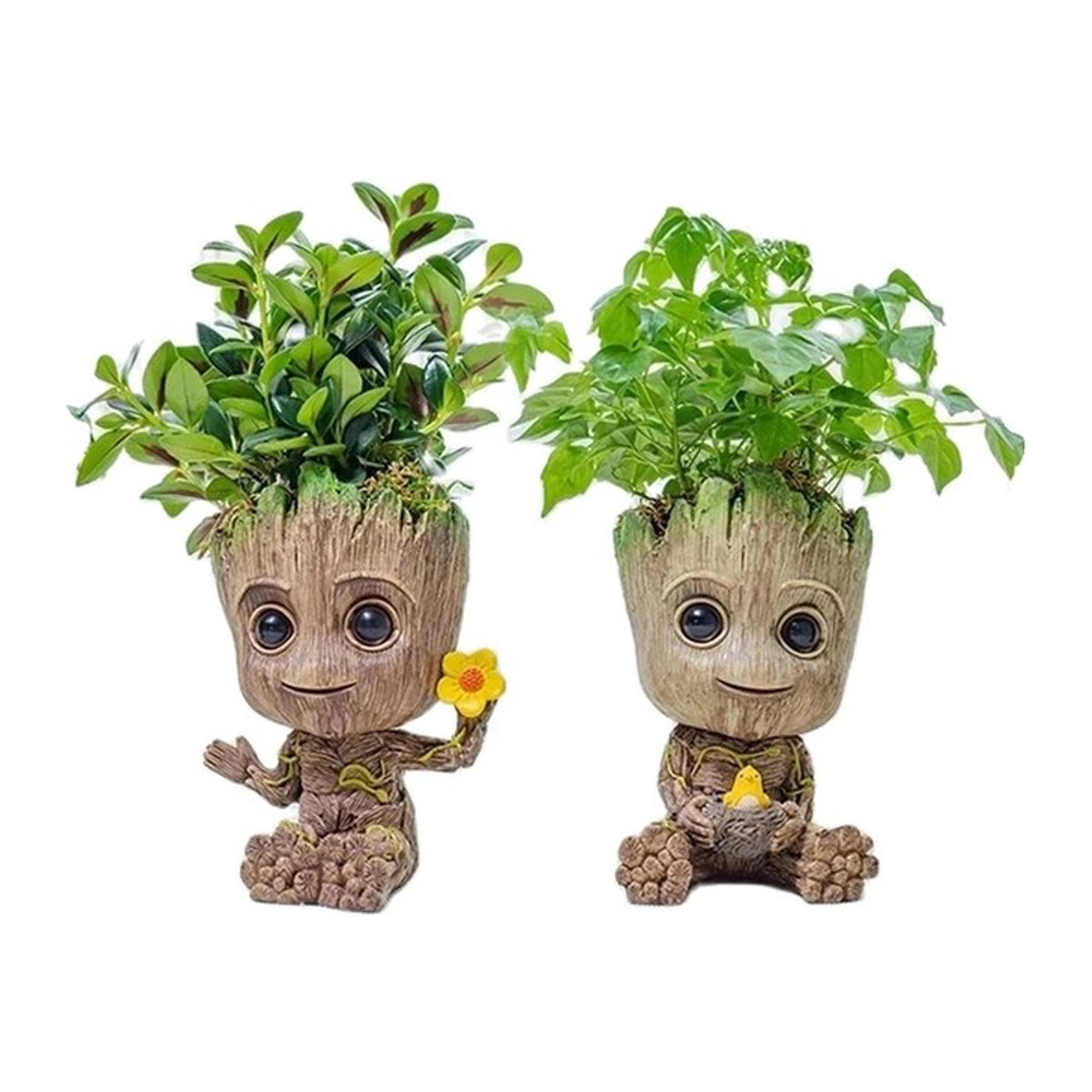MINISO Miniatur Modell Groot Figur aus Kunstharz, braun, Höhe: 5 cm - Bild 1