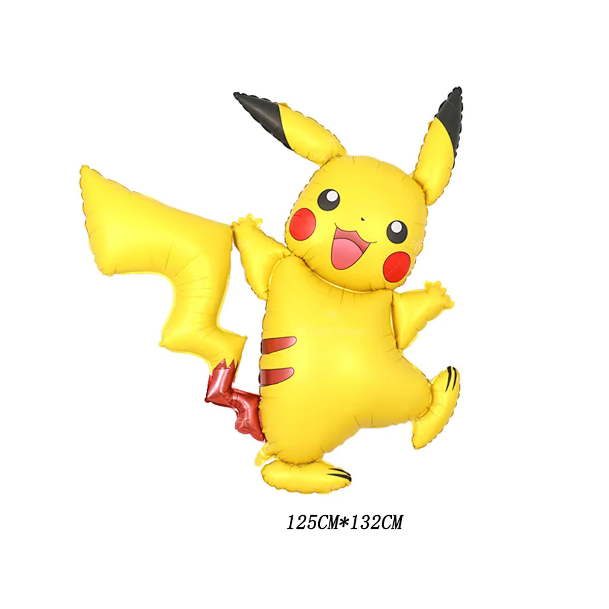 MINISO Pokemon Pikachu Ballon Girlande Set mit 102 Teilen in Rot, Gelb und Schwarz für Kinder Geburtstagsdekoration - Bild 2
