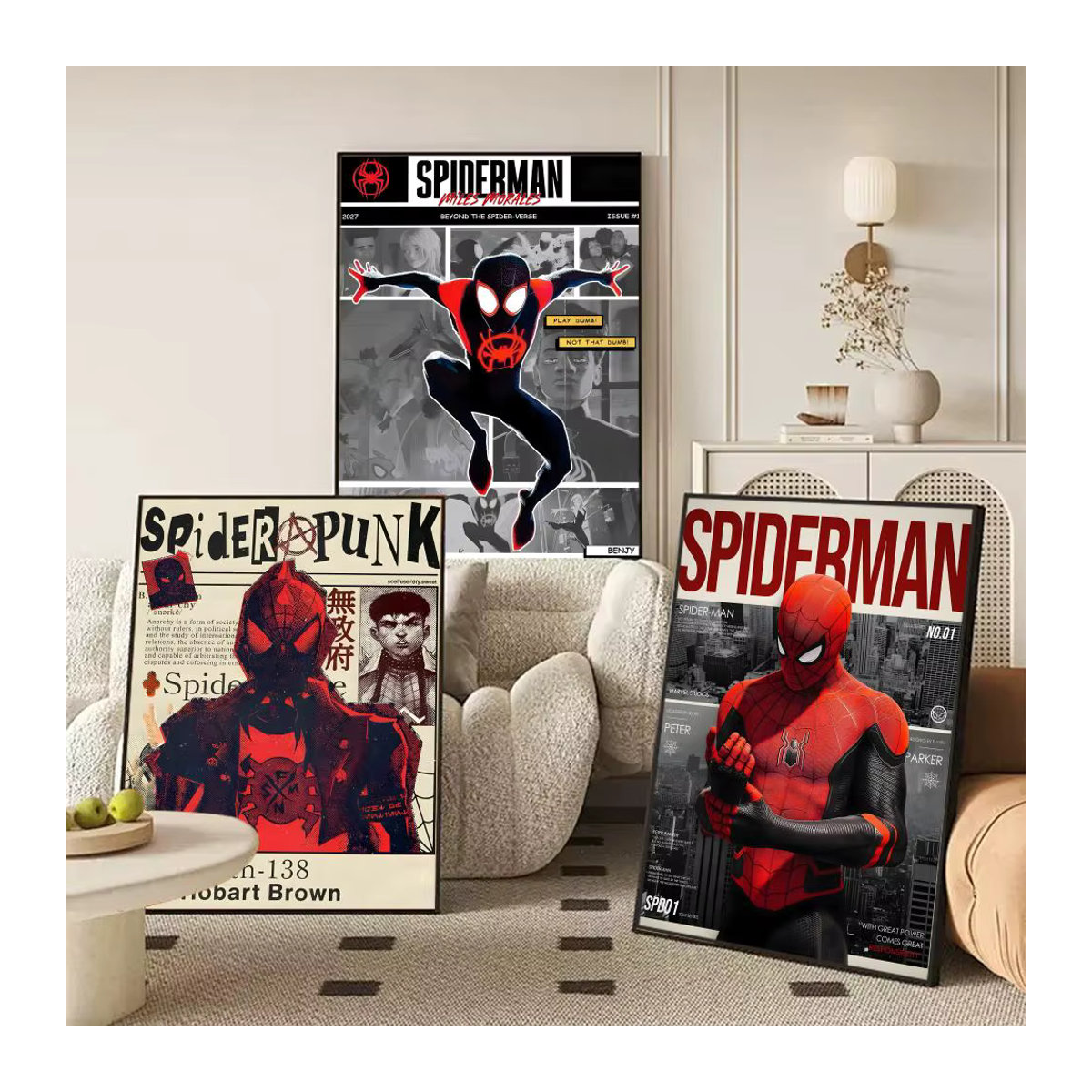 MINISO Spider Man Movie Poster Wanddekoration, mehrfarbig, B: 20 cm, H: 15 cm, T: 15 cm - Bild 2
