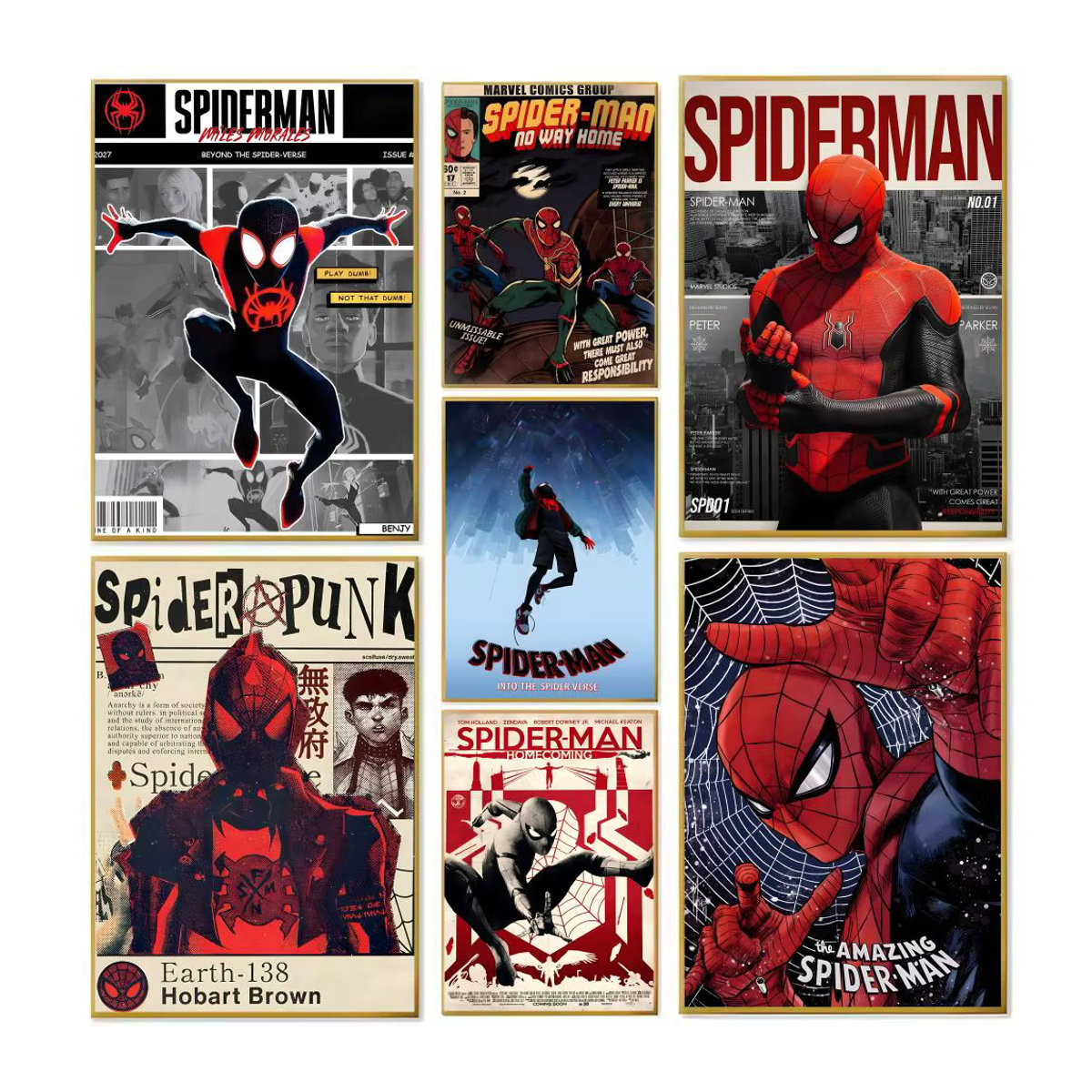 MINISO Spider Man Movie Poster Wanddekoration, mehrfarbig, B: 20 cm, H: 15 cm, T: 15 cm - Bild 3