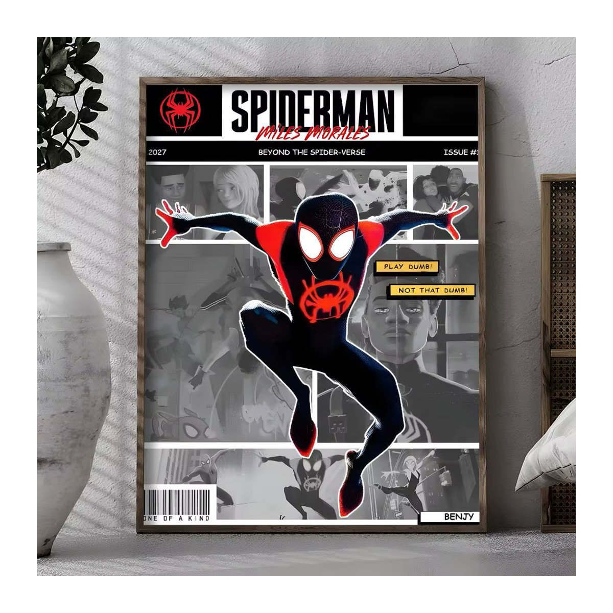MINISO Spider Man Movie Poster Wanddekoration, mehrfarbig, B: 20 cm, H: 15 cm, T: 15 cm - Bild 4