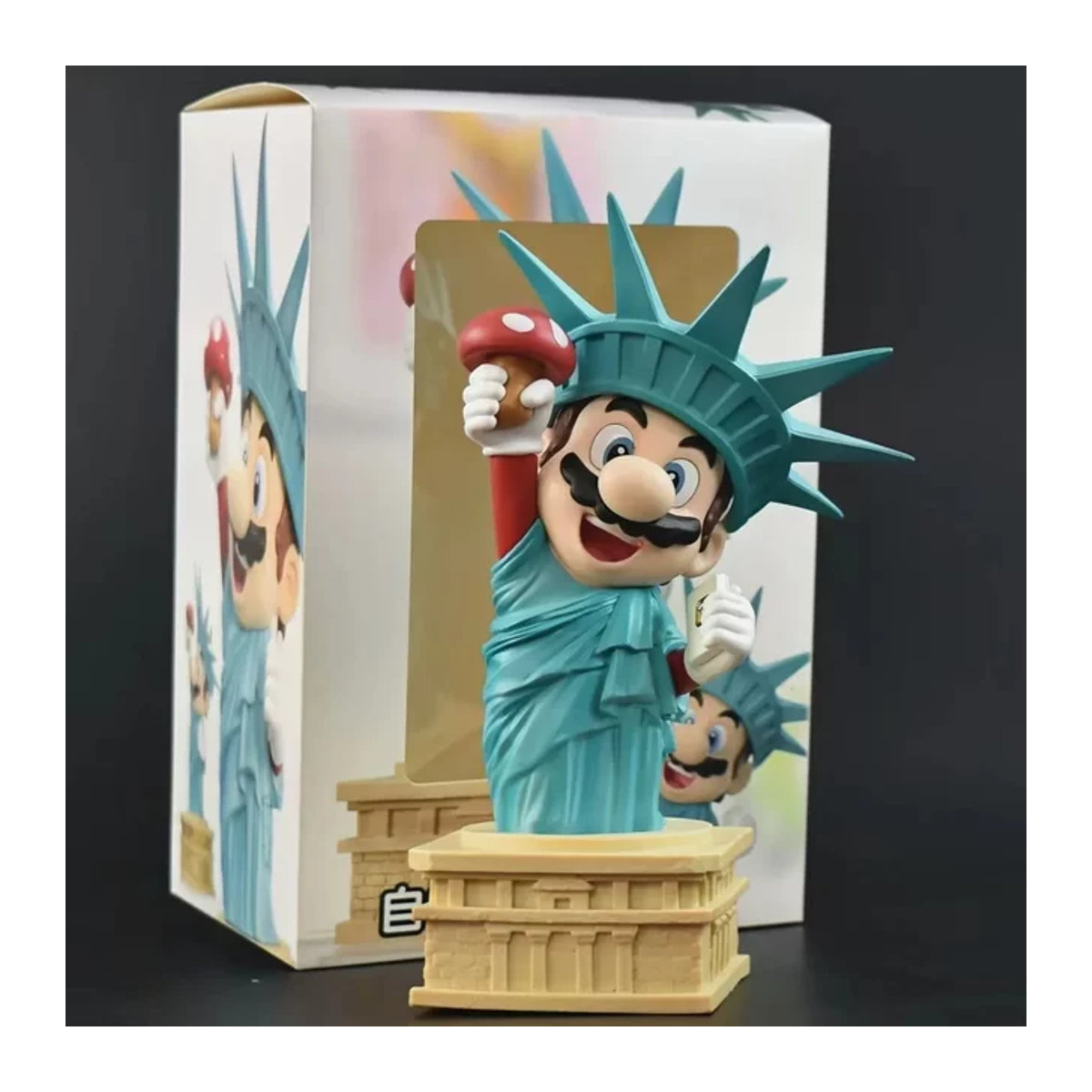 MINISO Super Mario Bros Actionfigur aus Kunststoff, mehrfarbig, Anime Modell Spielzeug für Kinder und zur Heimdekoration - Bild 1