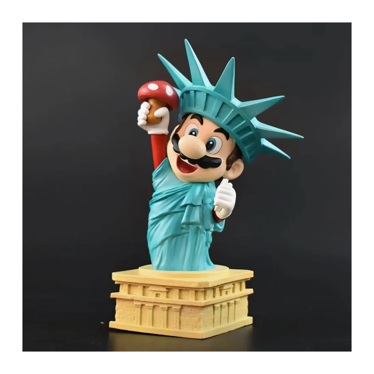 MINISO Super Mario Bros Actionfigur aus Kunststoff, mehrfarbig, Anime Modell Spielzeug für Kinder und zur Heimdekoration - Bild 2