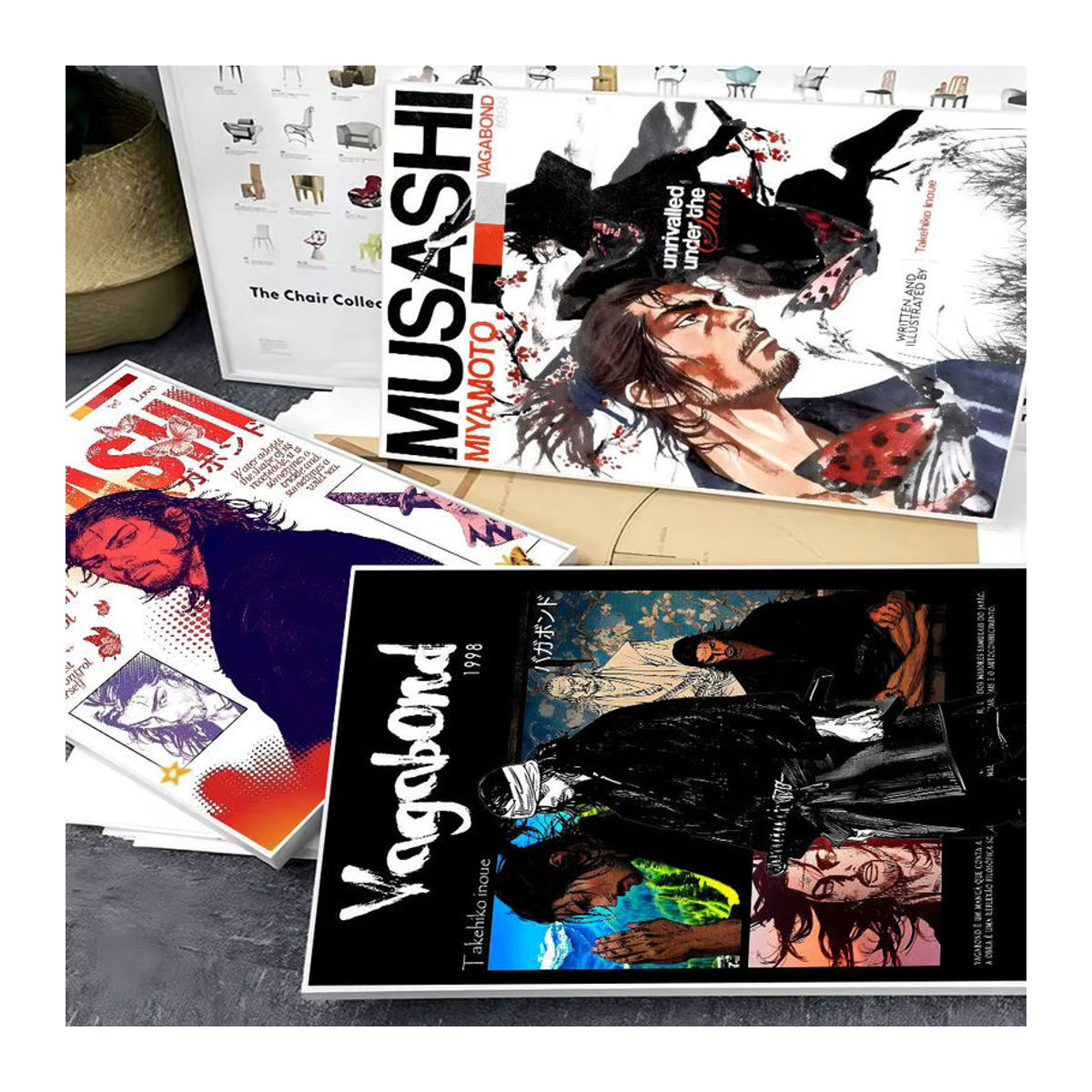 MINISO Vagabond Classic Manga Selbstklebendes Kunstposter, Mehrfarbig, Papier, Hochformat - Bild 2
