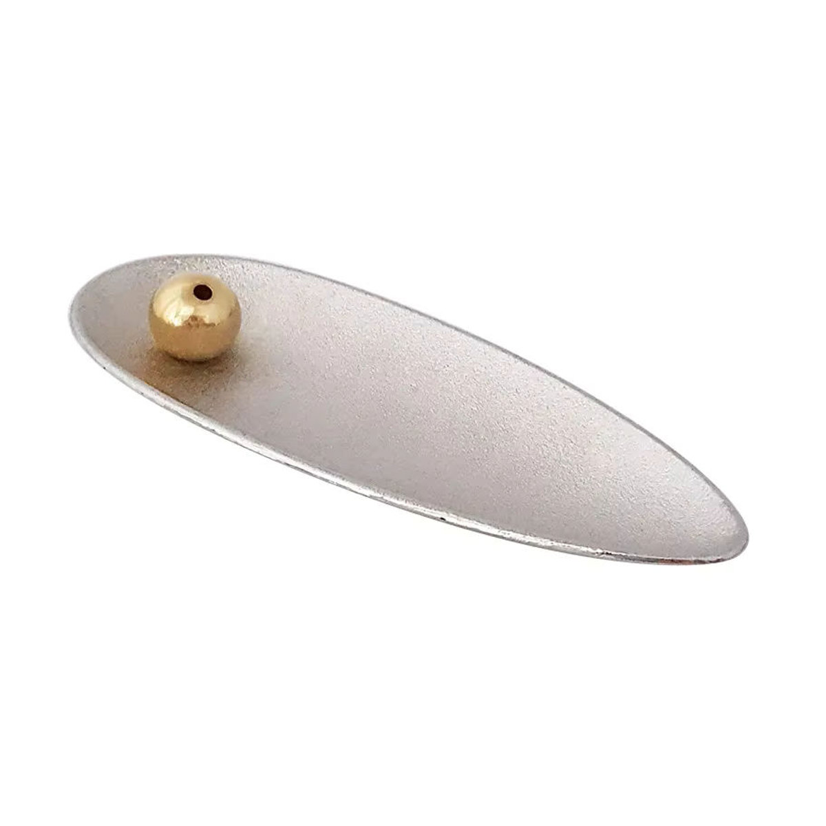 MINITAKING Weihrauchstäbchenhalter aus Metall im japanischen Zen-Minimalismus, mehrfarbig, oval und stehend - Bild 3