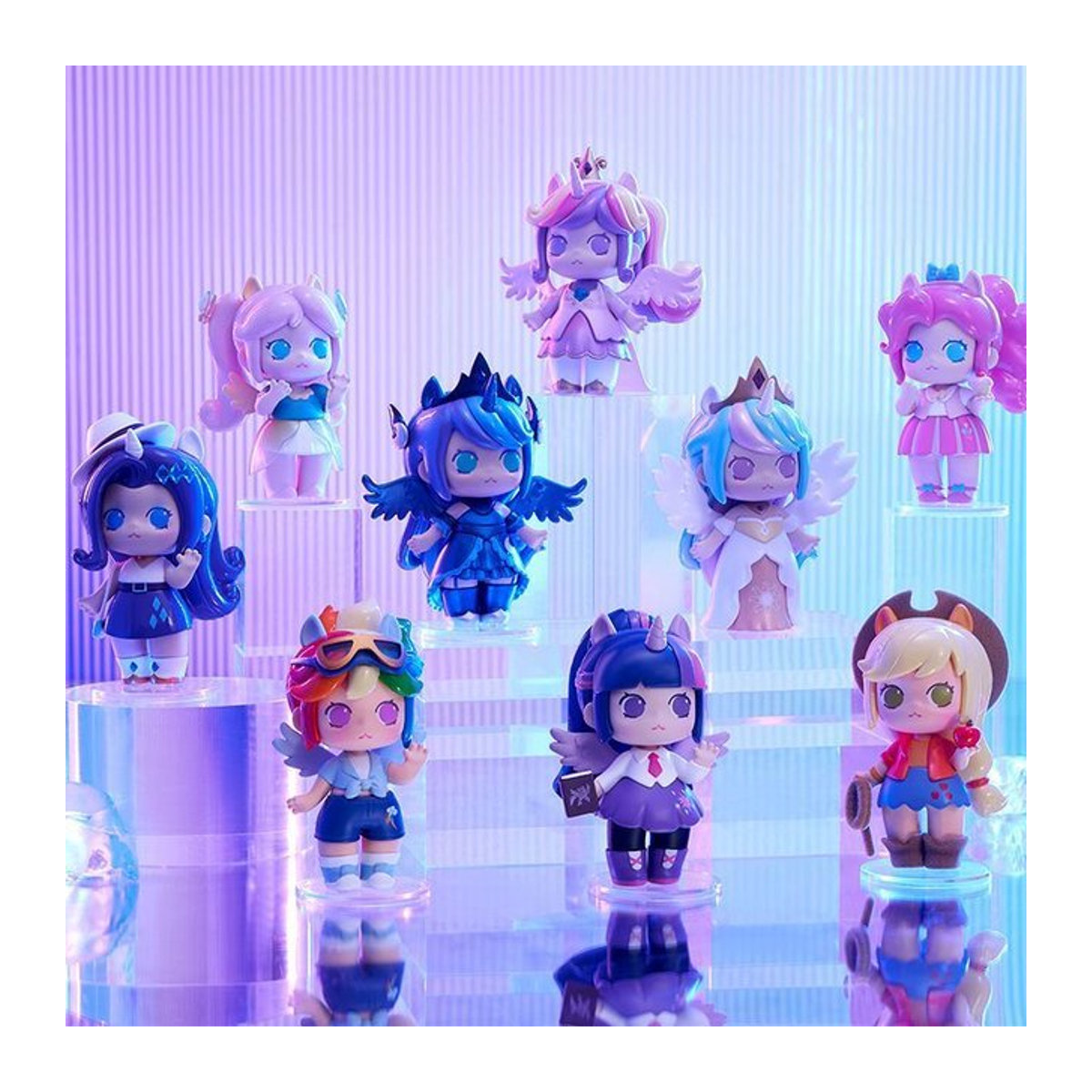 Miniworld Friendship Is Magic Pinkie Pie Blind Box Rosa – Ästhetische Überraschungsfigur aus Kunststoff für Kinder und zur Raumdekoration - Bild 1