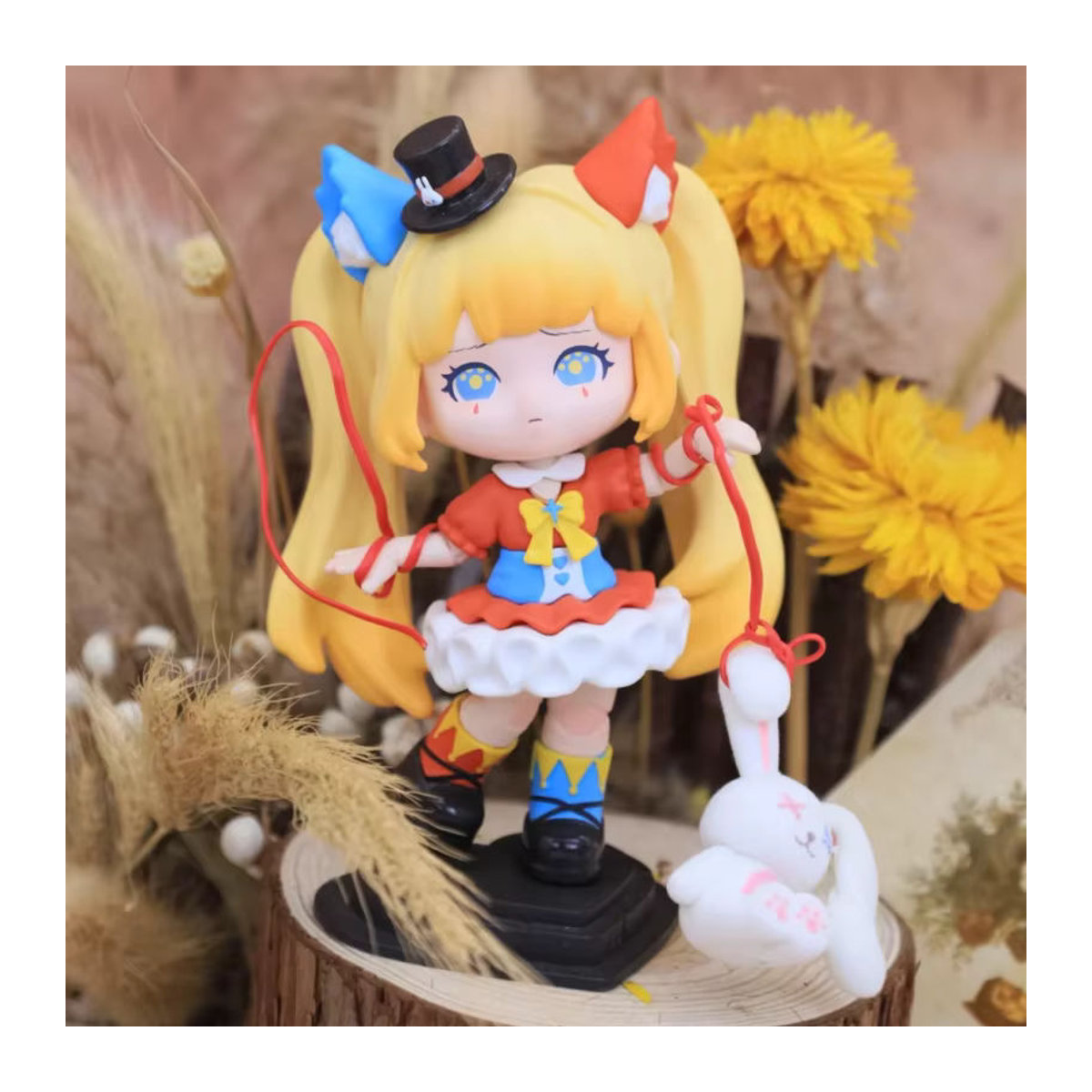 Miroo Circus Carnival Series Blind Box Little Fox Ornament Dekoration aus Kunststoff in Mehrfarbig - Bild 1