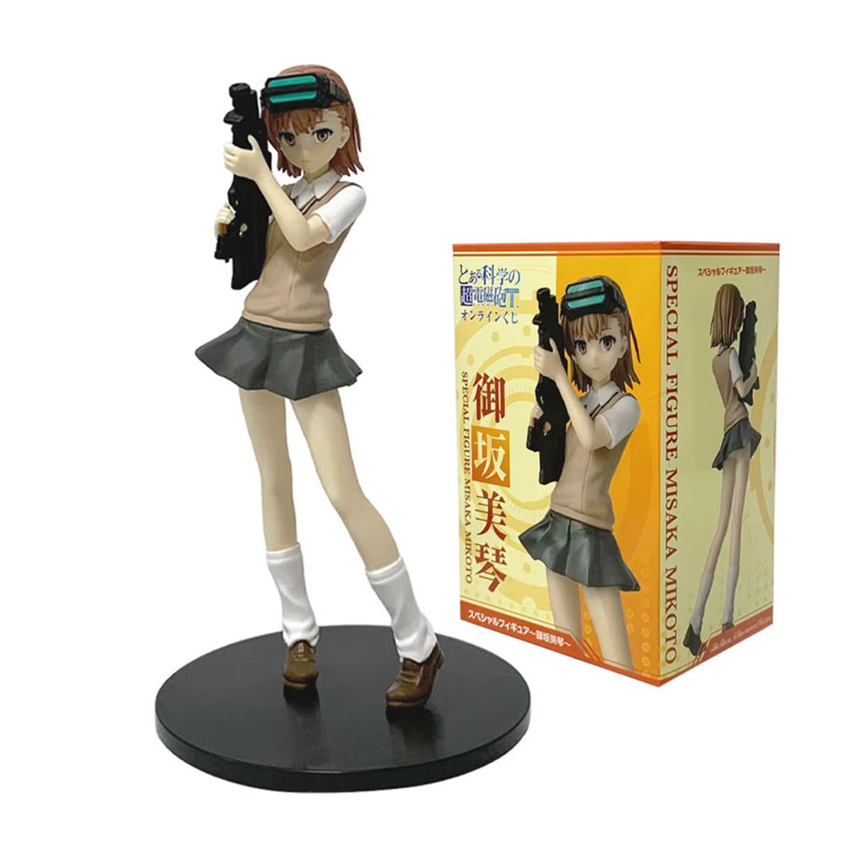Misaka Mikoto Anime Figur aus A Certain Magical Index Railgun, mehrfarbig, Höhe: 17 cm - Bild 3