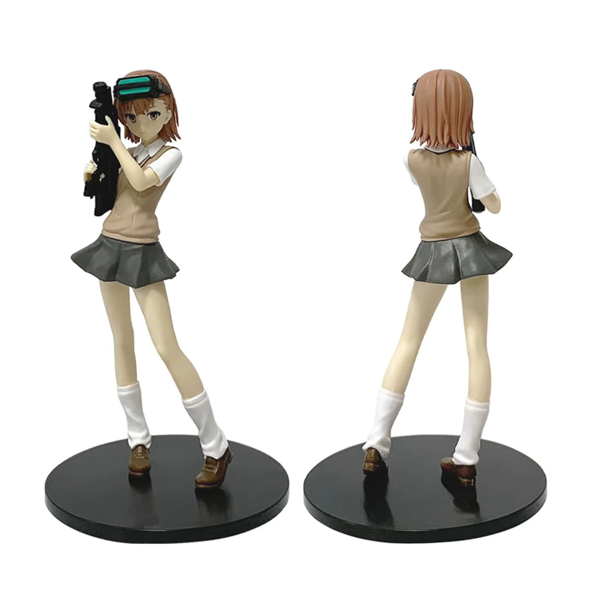 Misaka Mikoto Railgun Anime Figur aus A Certain Magical Index, mehrfarbig, Höhe: 17 cm - Bild 3