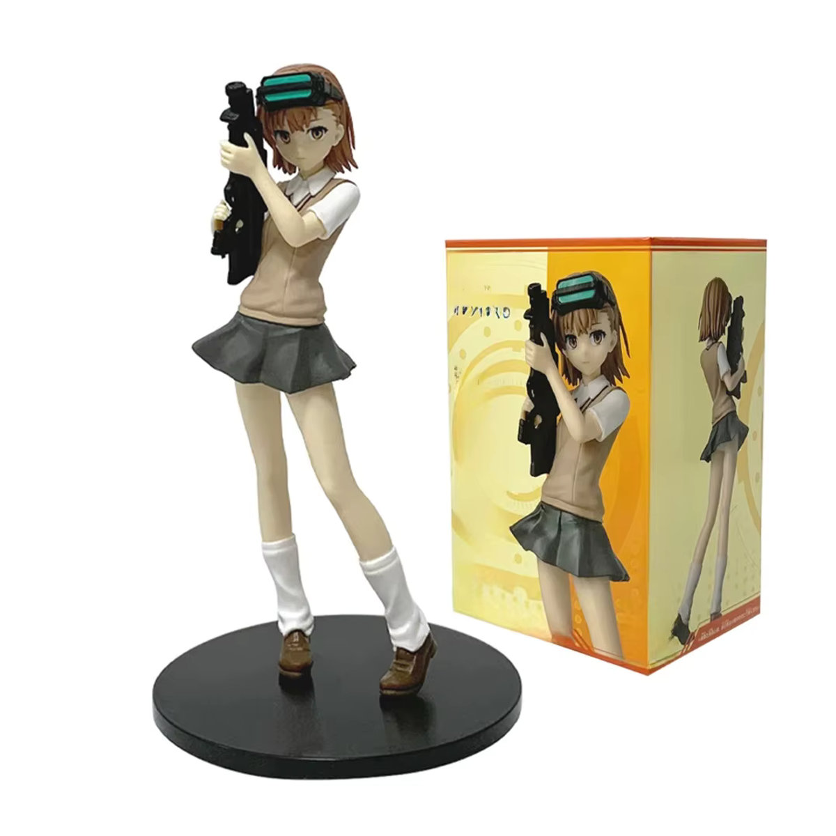 Misaka Mikoto Railgun Anime Figur aus A Certain Magical Index, mehrfarbig, Höhe: 17 cm - Bild 4