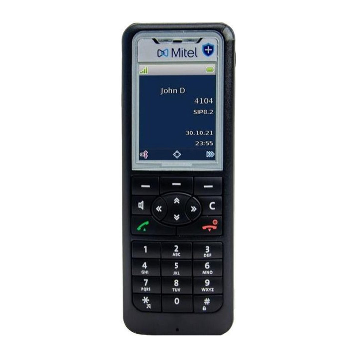 Mitel 622dt Schnurloses Erweiterungshandgerät DECTGAP in Schwarz - Bild 1