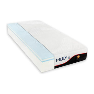 MLILY Supreme Taschenfederkernmatratze in Weiß, B/T/H: 200 x 140 x 27 cm
