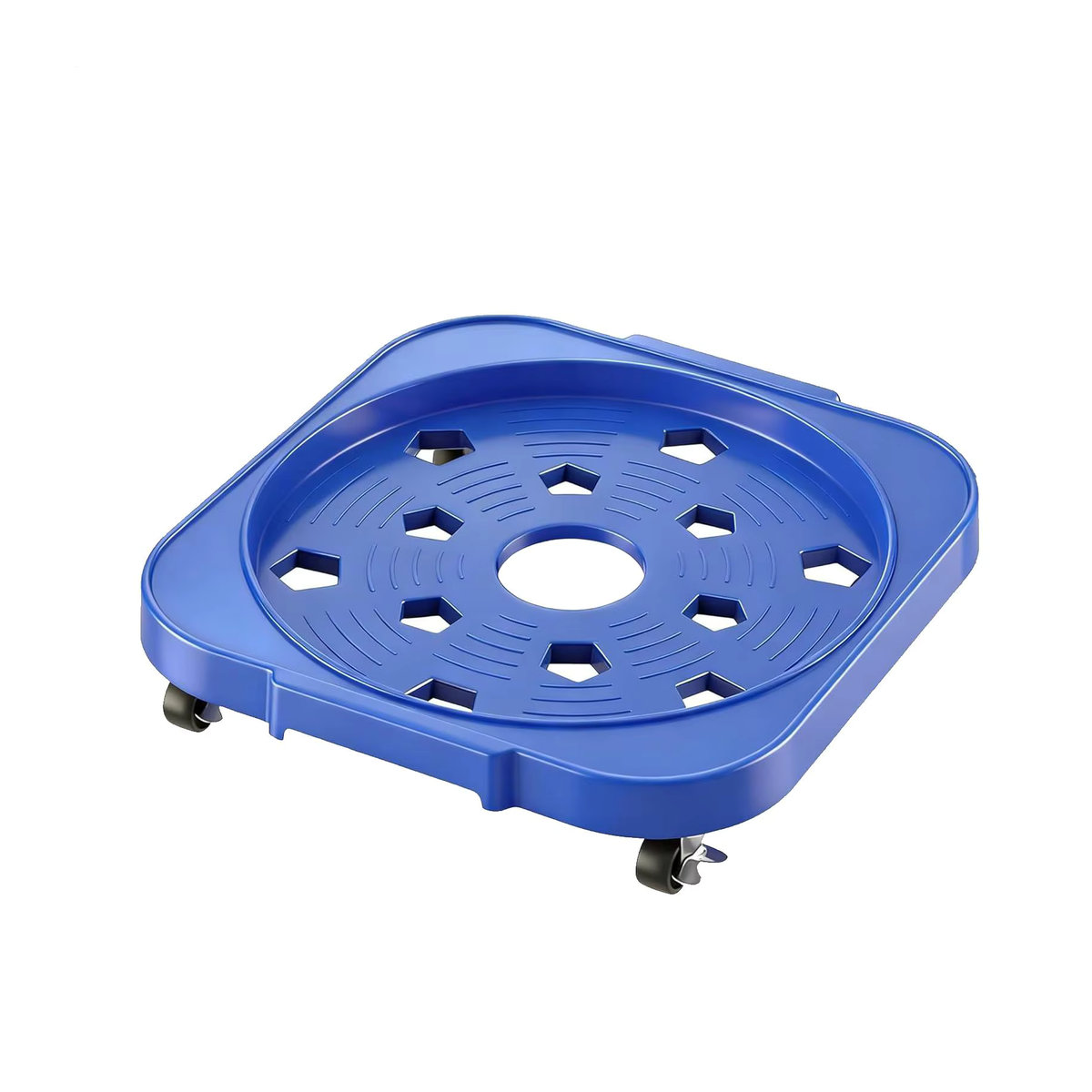 Mobiler Wasserflaschenhalter mit Rollen für 5 Gallonen Flaschen und Blumentöpfe als Pflanzenwagen und Gasflaschenständer - Bild 2